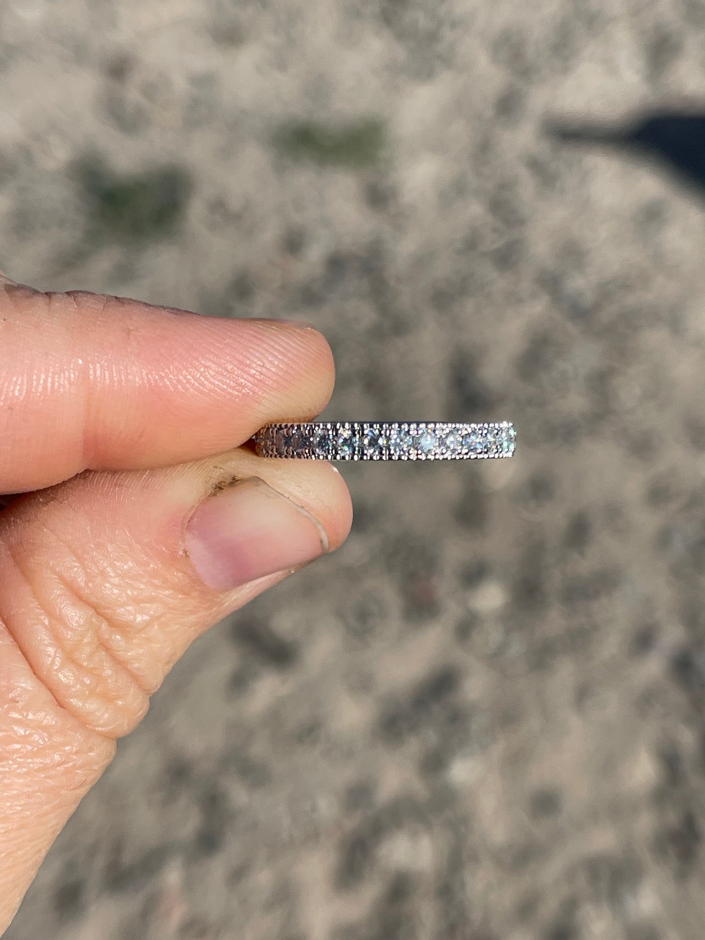 Jasper Diamond Wedding Band