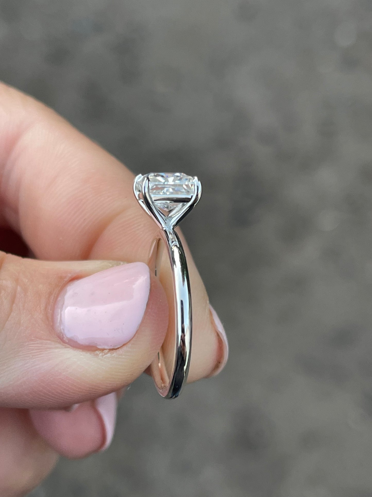 Hazel Sterling Silver Engagement Ring