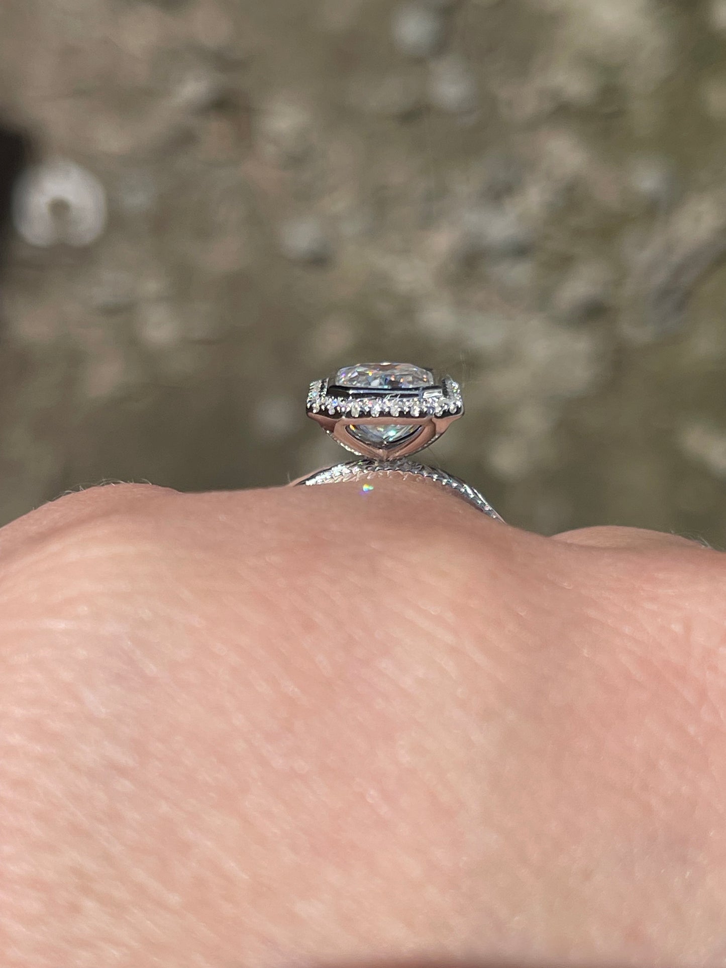 Doloris Sterling Silver Engagement Ring