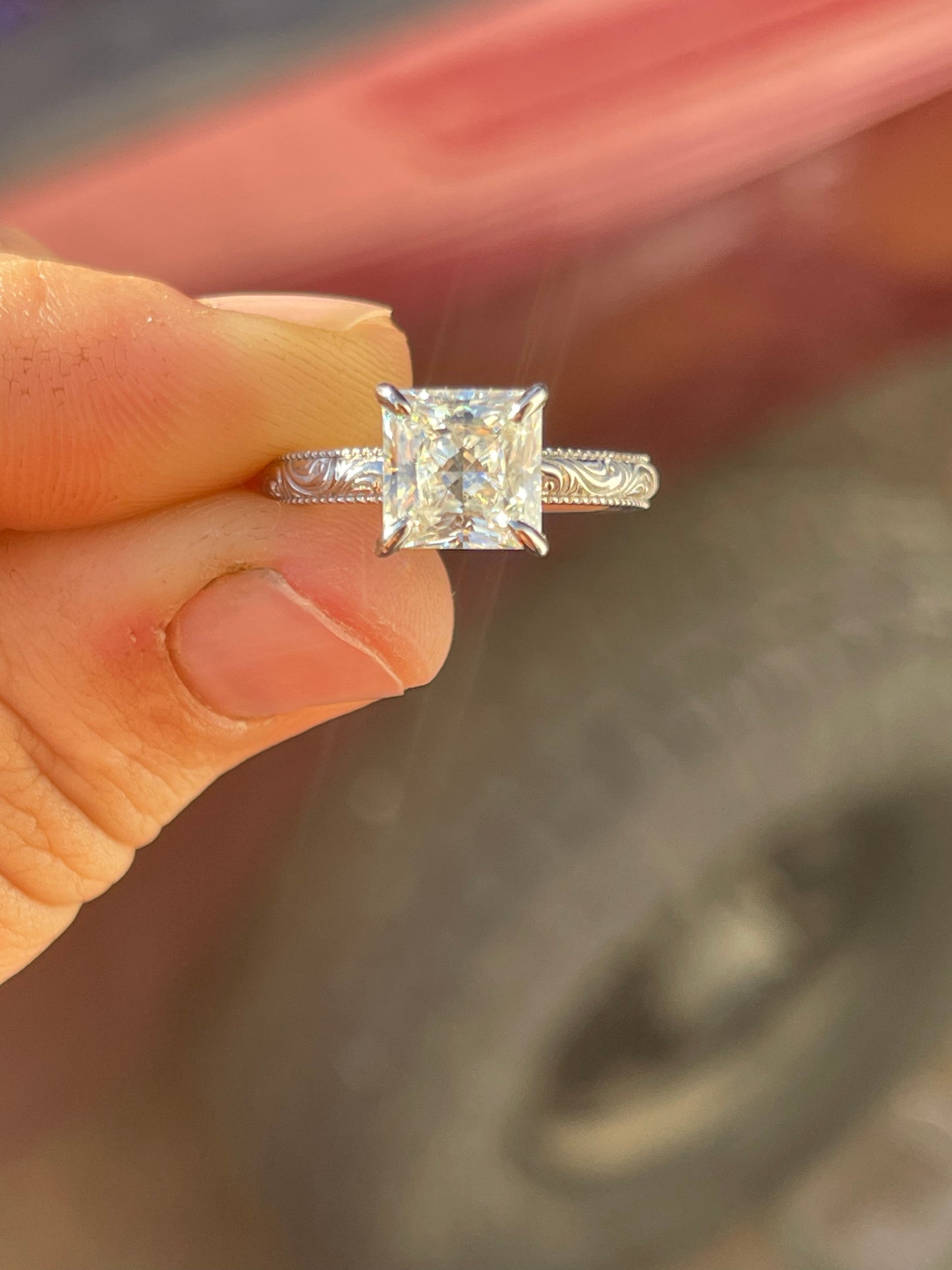 Shiloh 6US 10K White Gold Engagement Ring