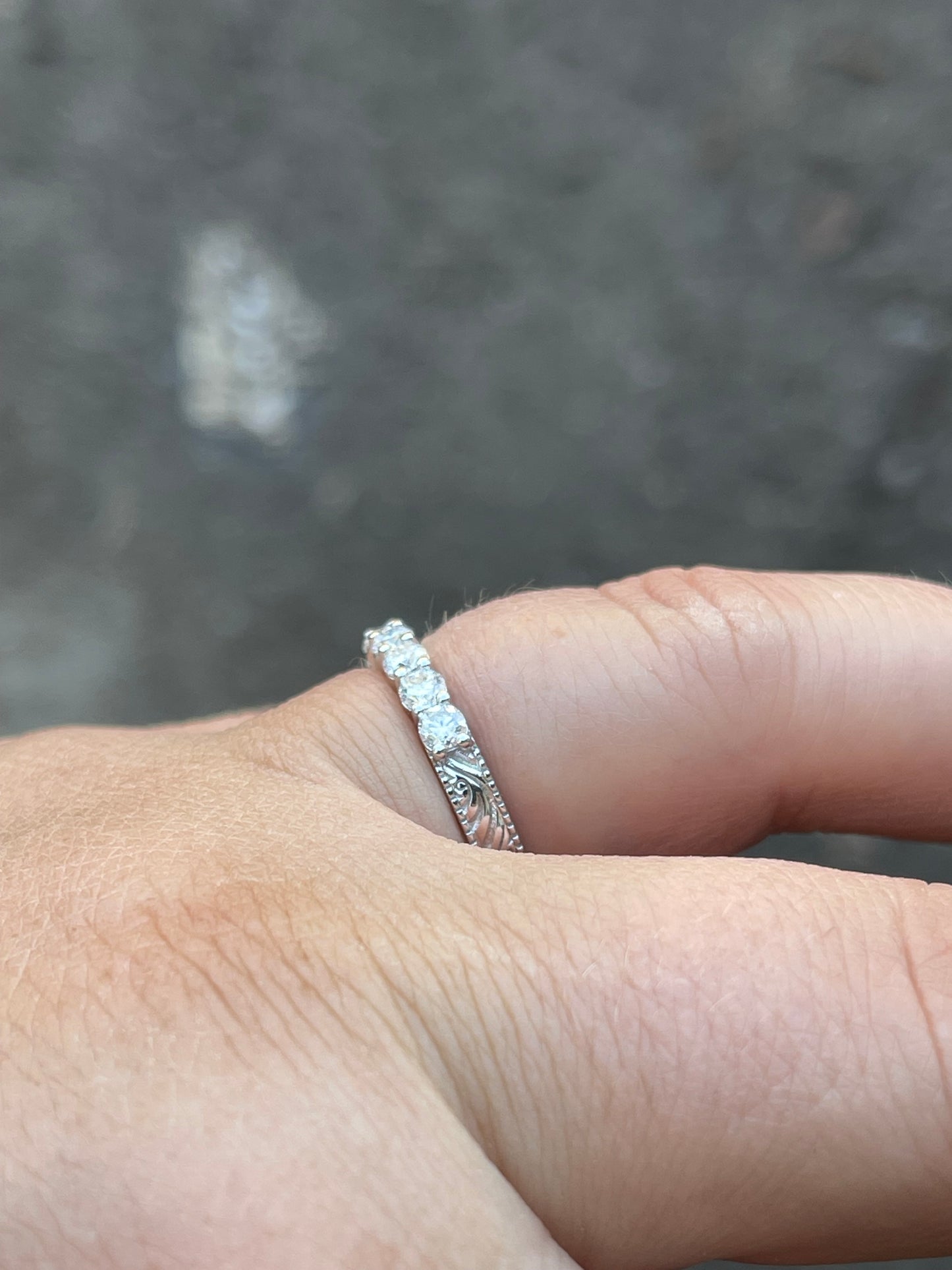 Shane Sterling Silver Wedding Band