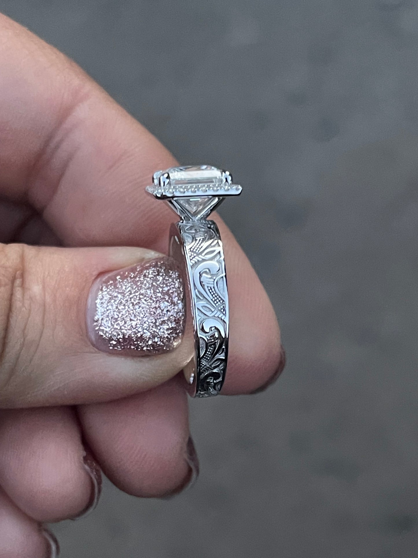 Larissa Sterling Silver Engagement Ring