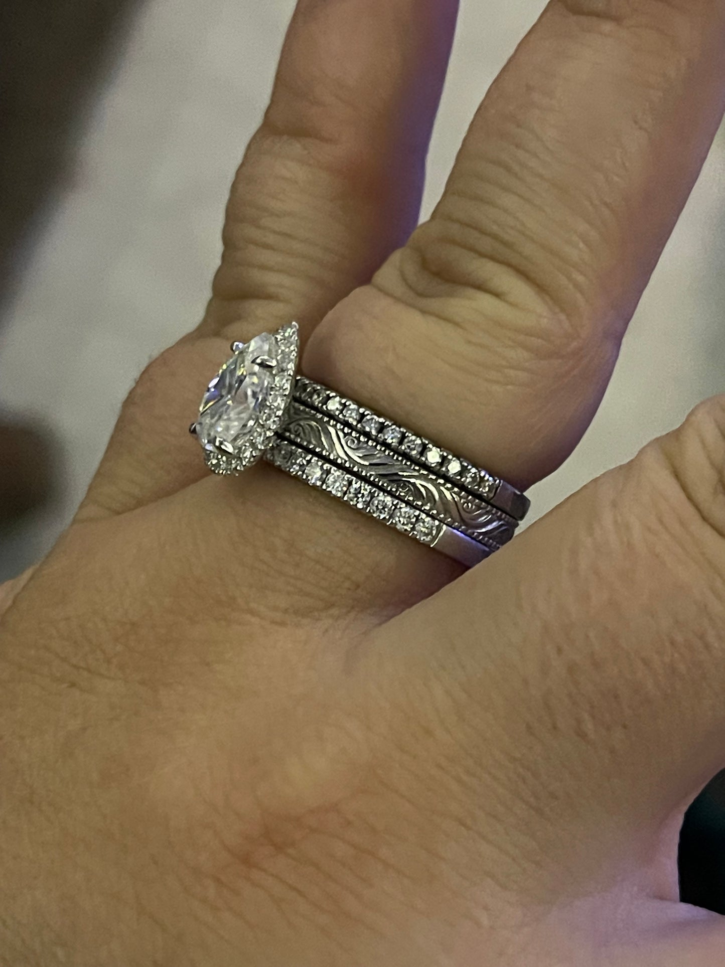 JUNIPER RYLEE STERLING SILVER BRIDAL SET