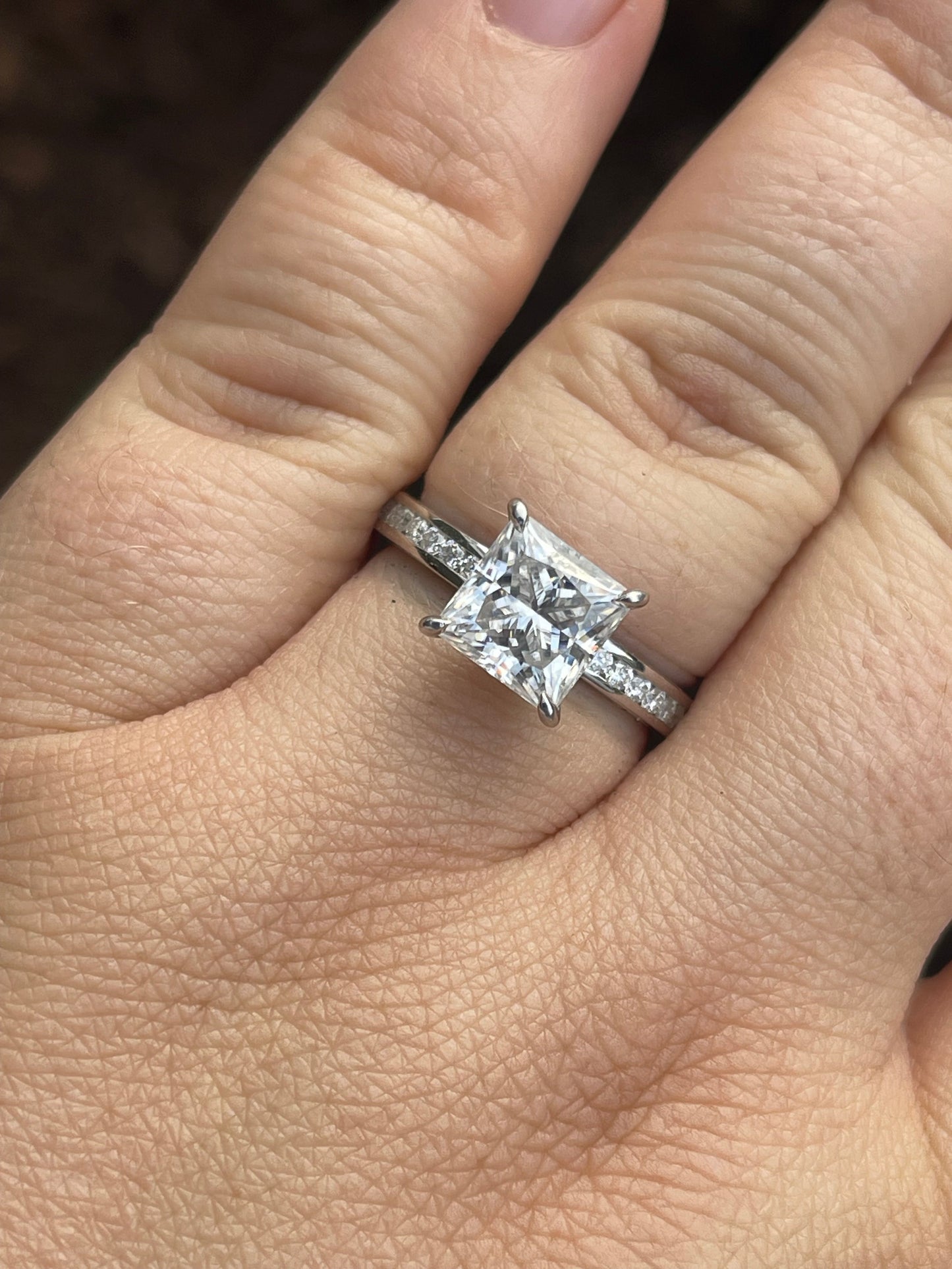 Tessa 8US Sterling Silver Engagement Ring