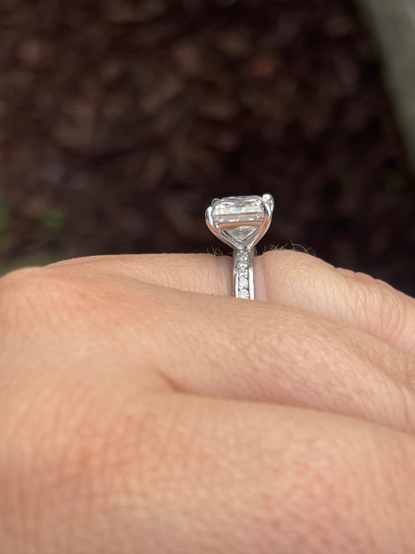 Tessa 8US Sterling Silver Engagement Ring