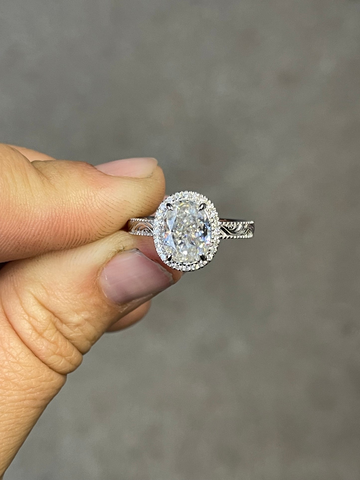 Jayce 9US Sterling Silver Engagement Ring