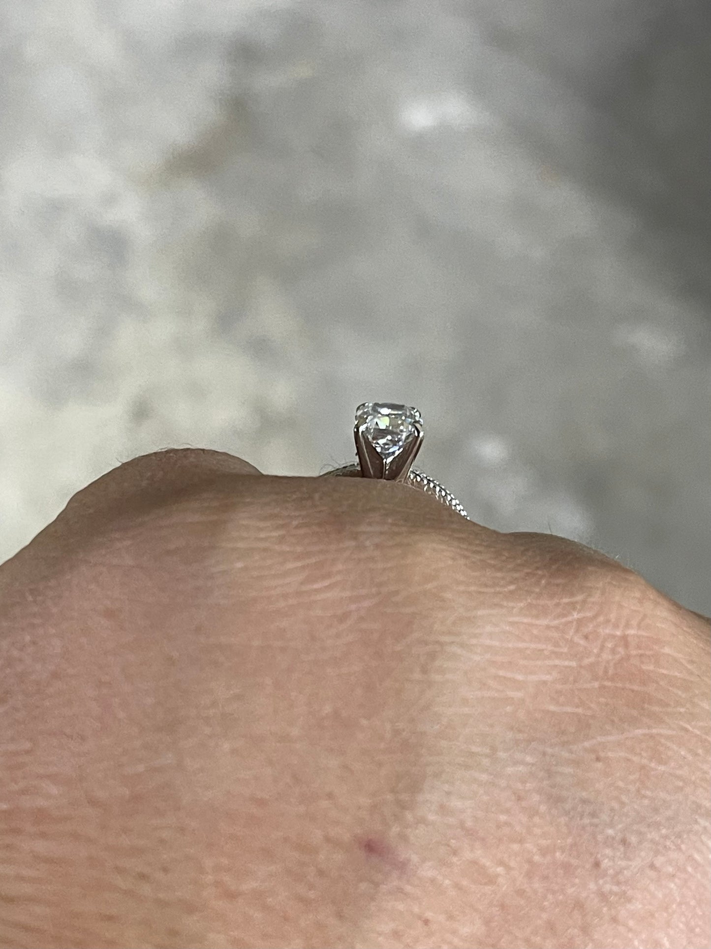 Regan Sterling Silver Engagement Ring