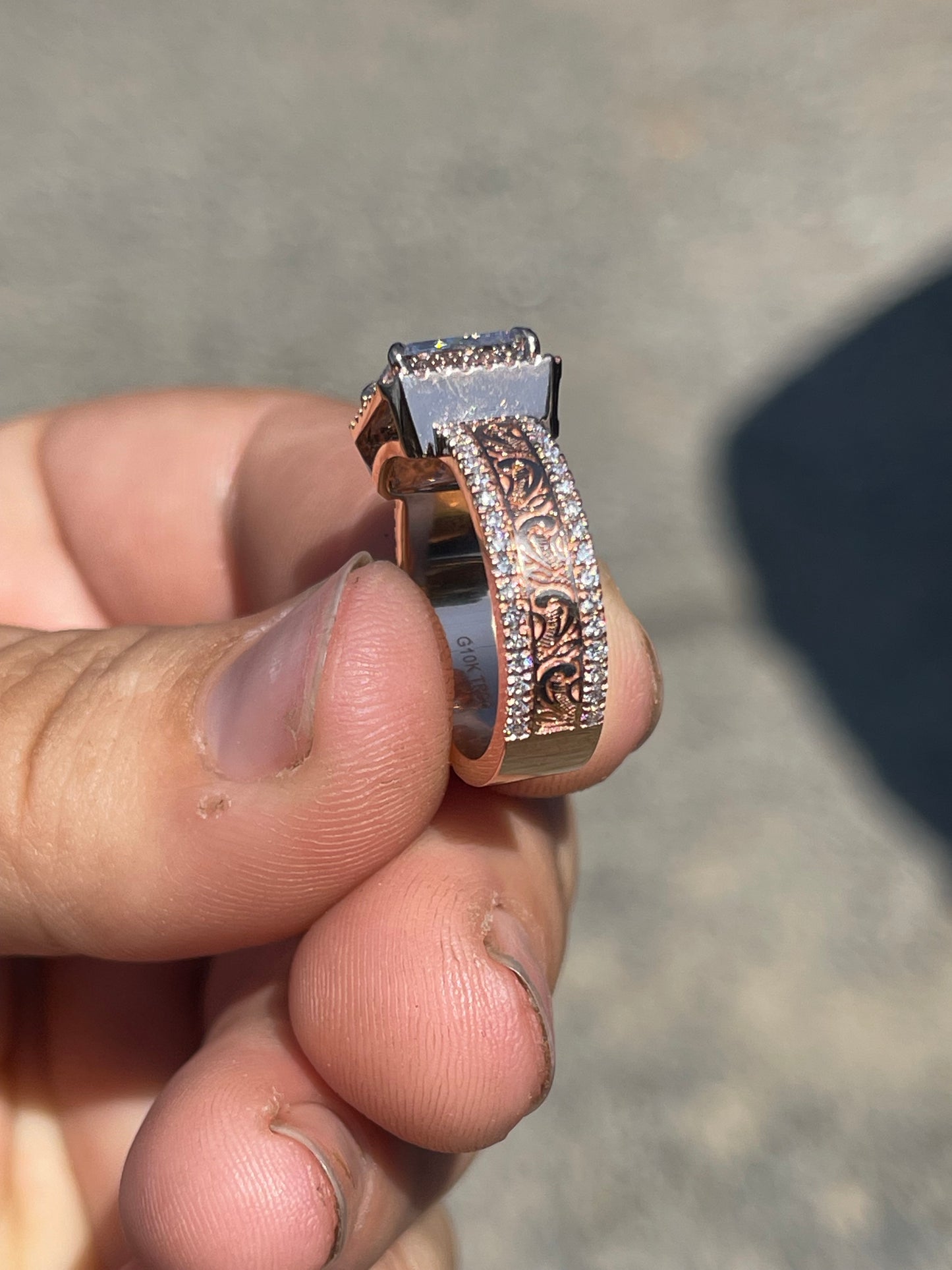 Reid (LP) 6.5US 14K Rose Gold DIAMOND Engagement Ring