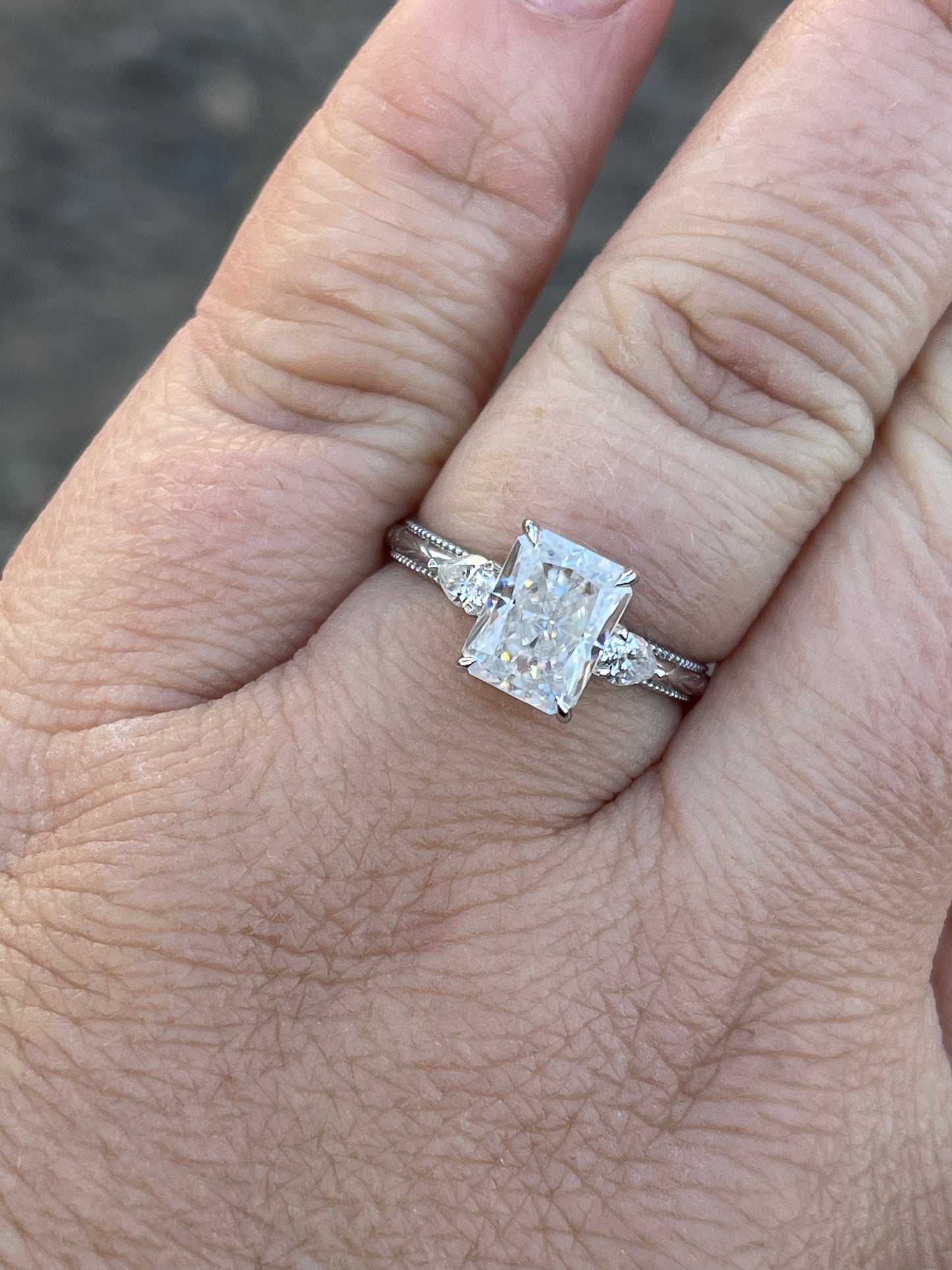 Glenn Sterling Silver Engagement Ring