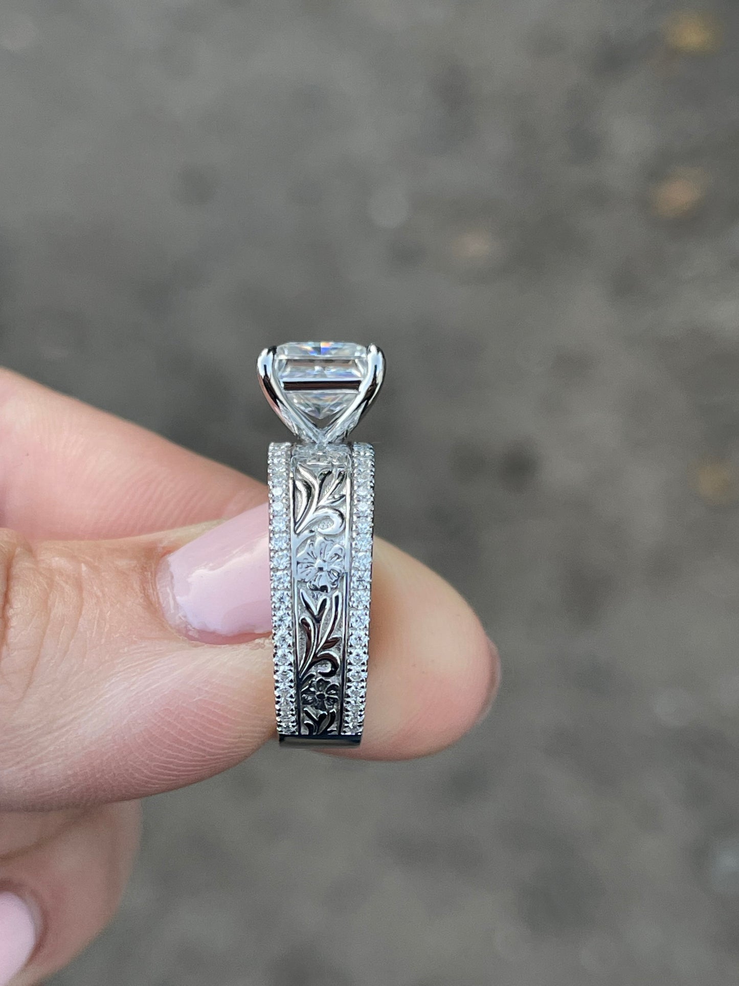 Brooklyn Sterling Silver Engagement Ring