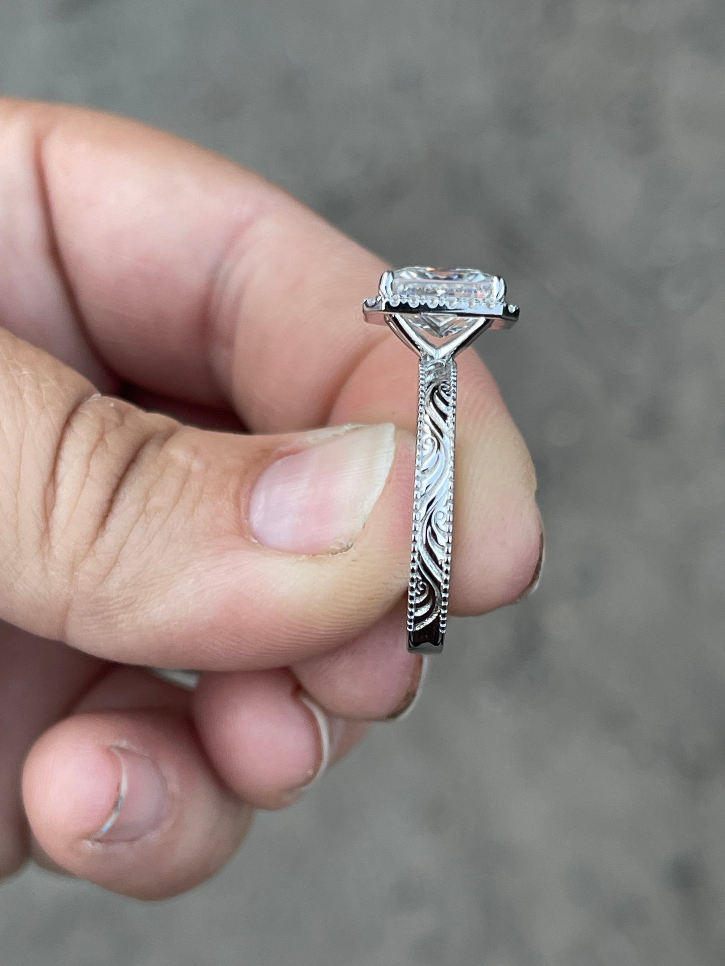 Raylee Sterling Silver Engagement Ring