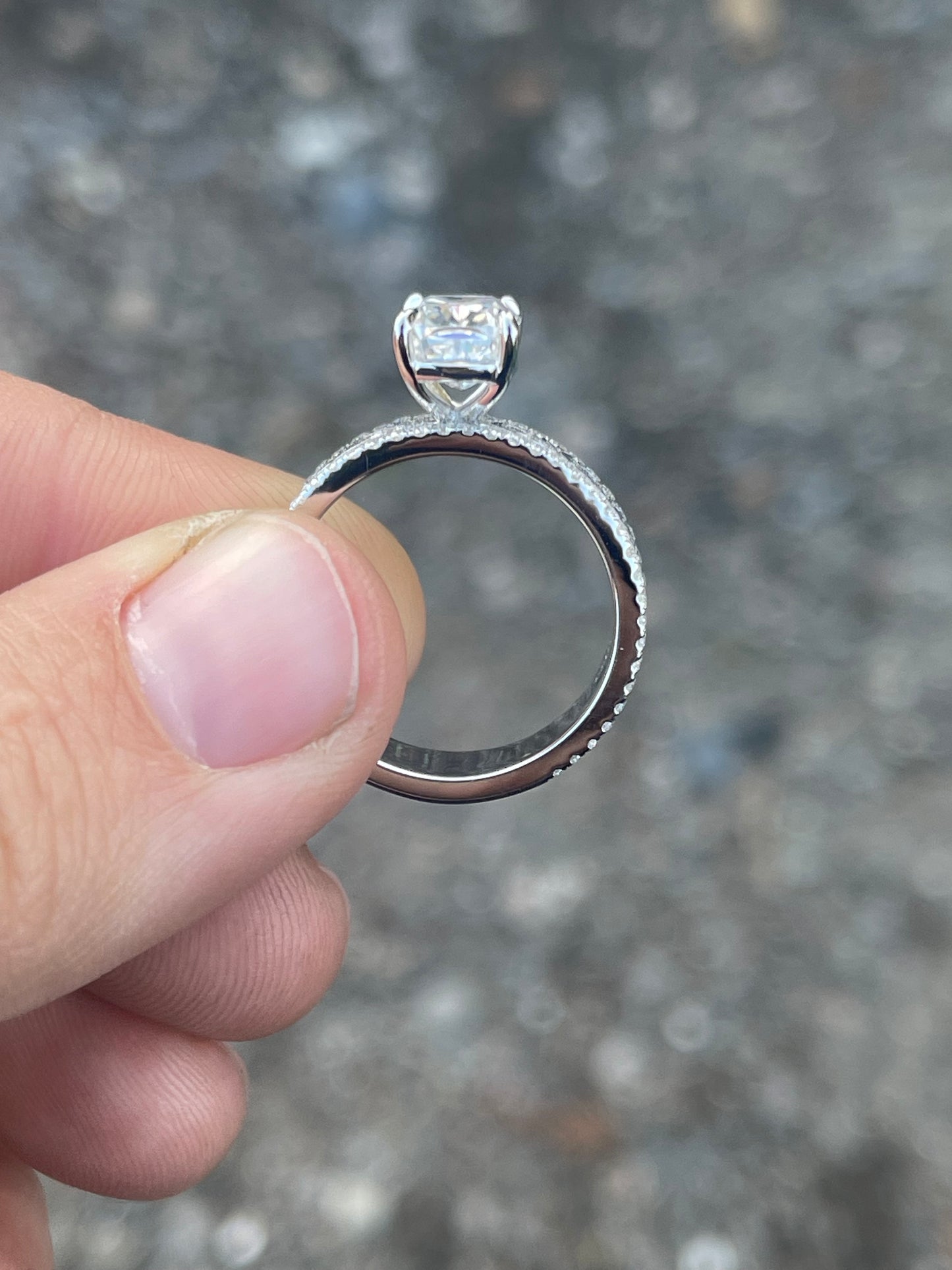 Reese Sterling Silver Engagement Ring