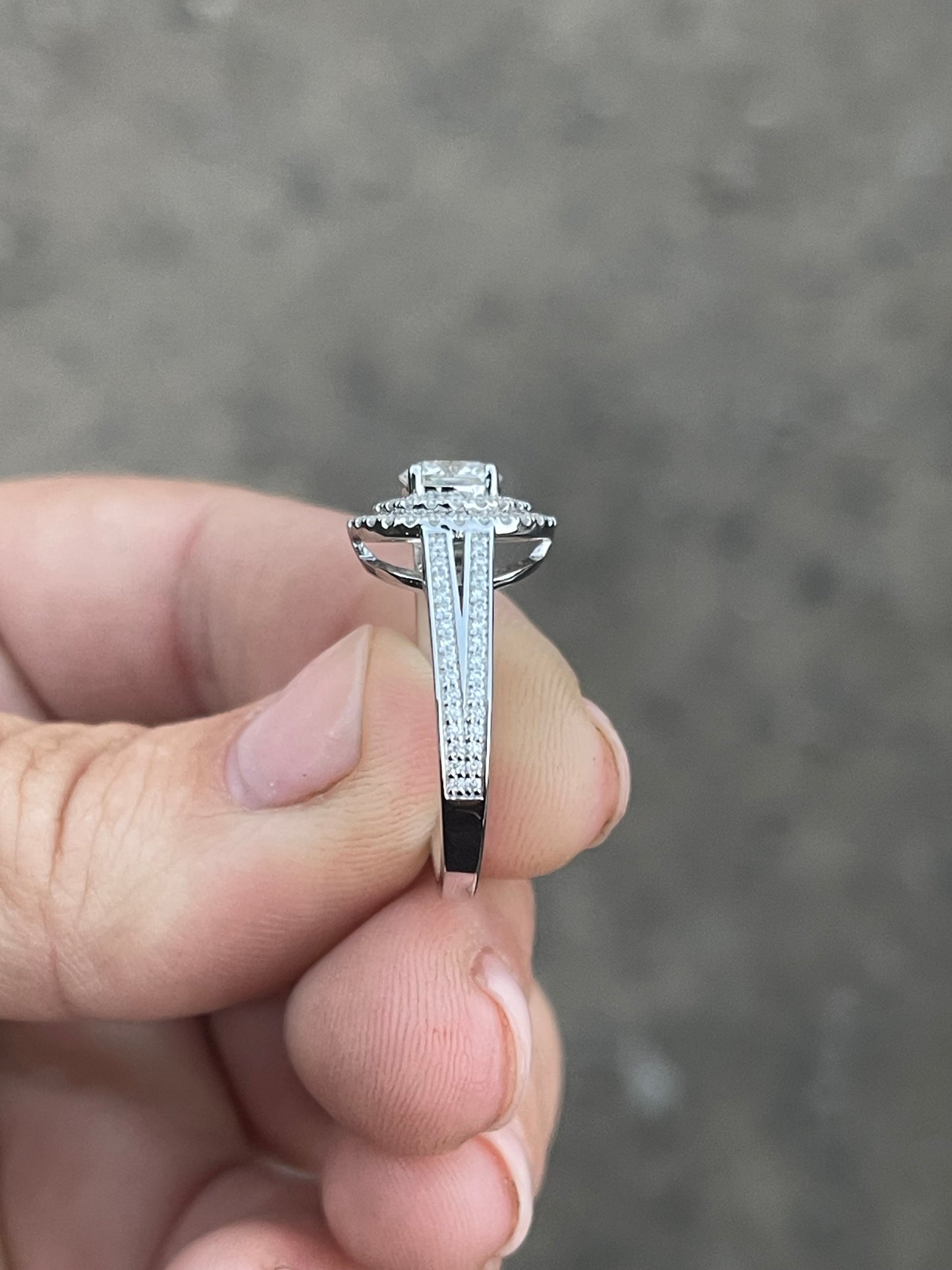 Olivia Sterling Silver Engagement Ring