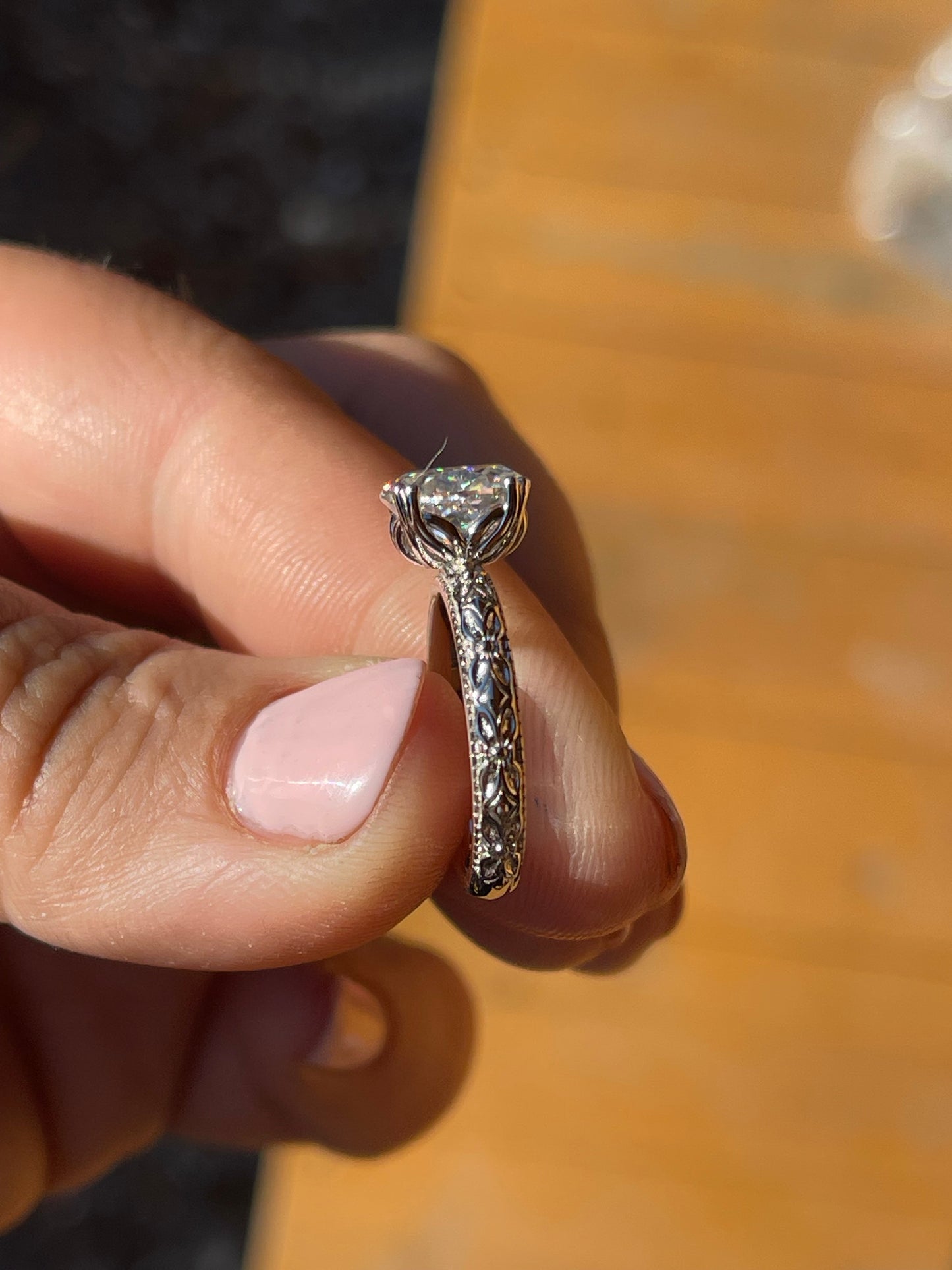 Victoria 2ct Solitaire Promise Ring
