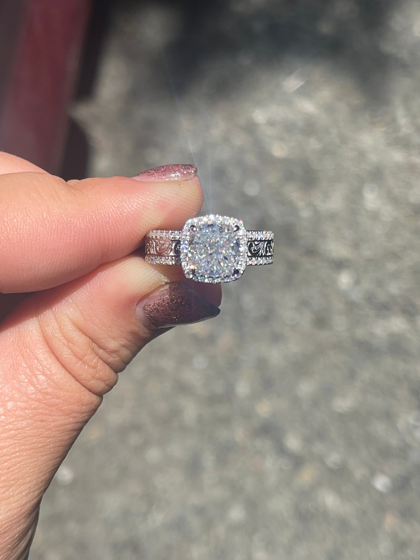Jean 7US 10K Yellow Gold Engagement Ring