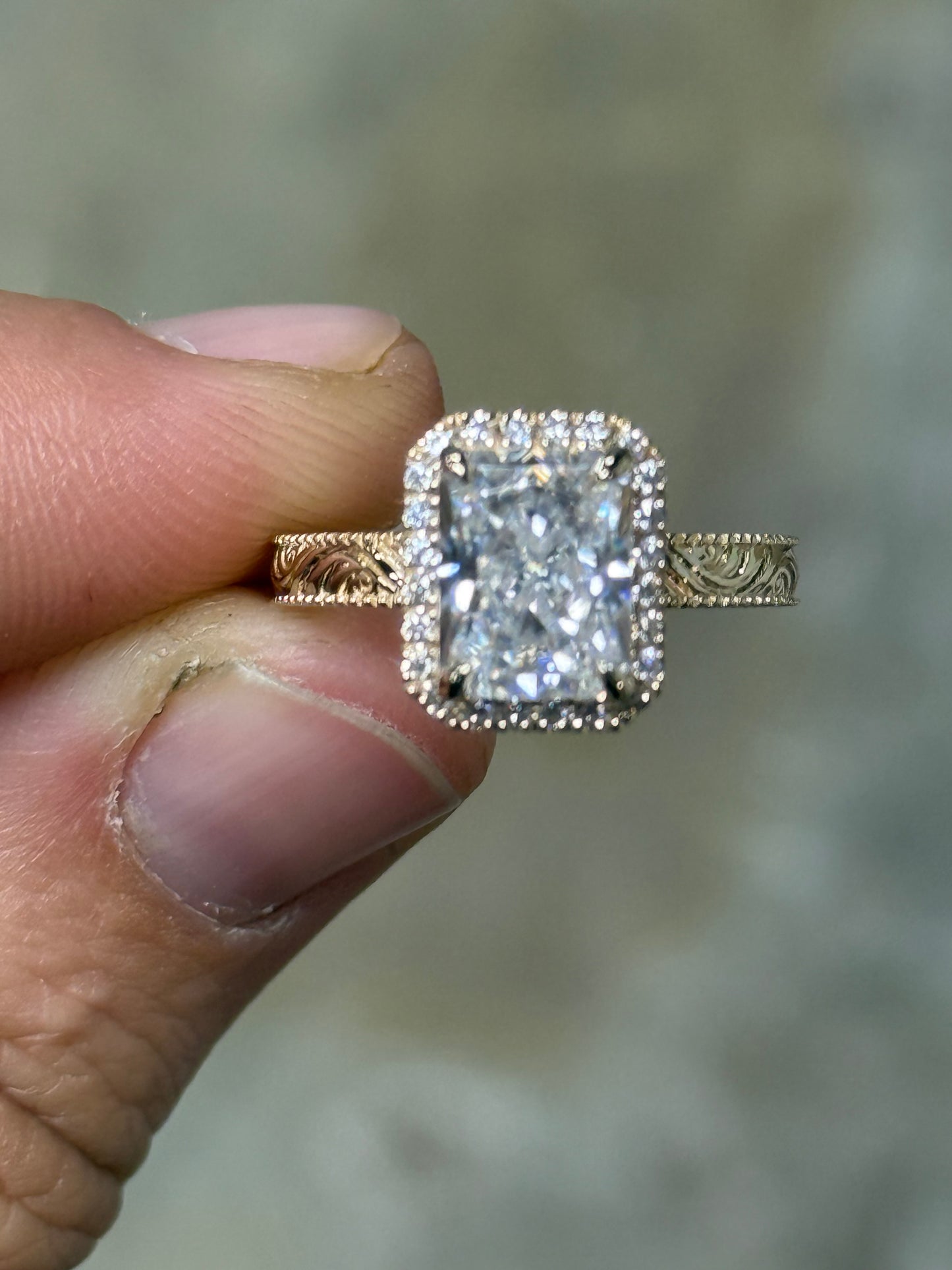 Raylee 7US 14K Yellow Gold Engagement Ring