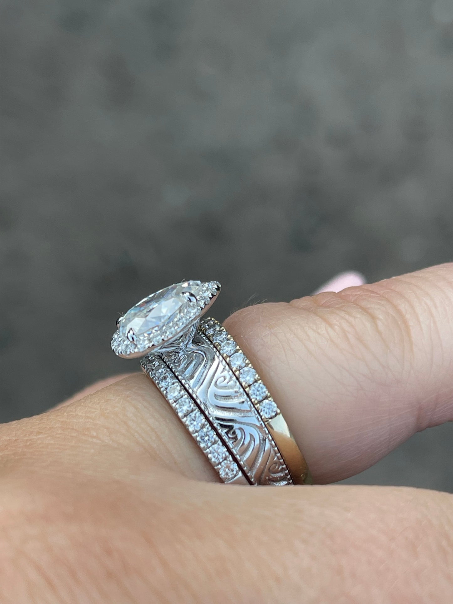Maeve Sterling Silver Engagement Ring