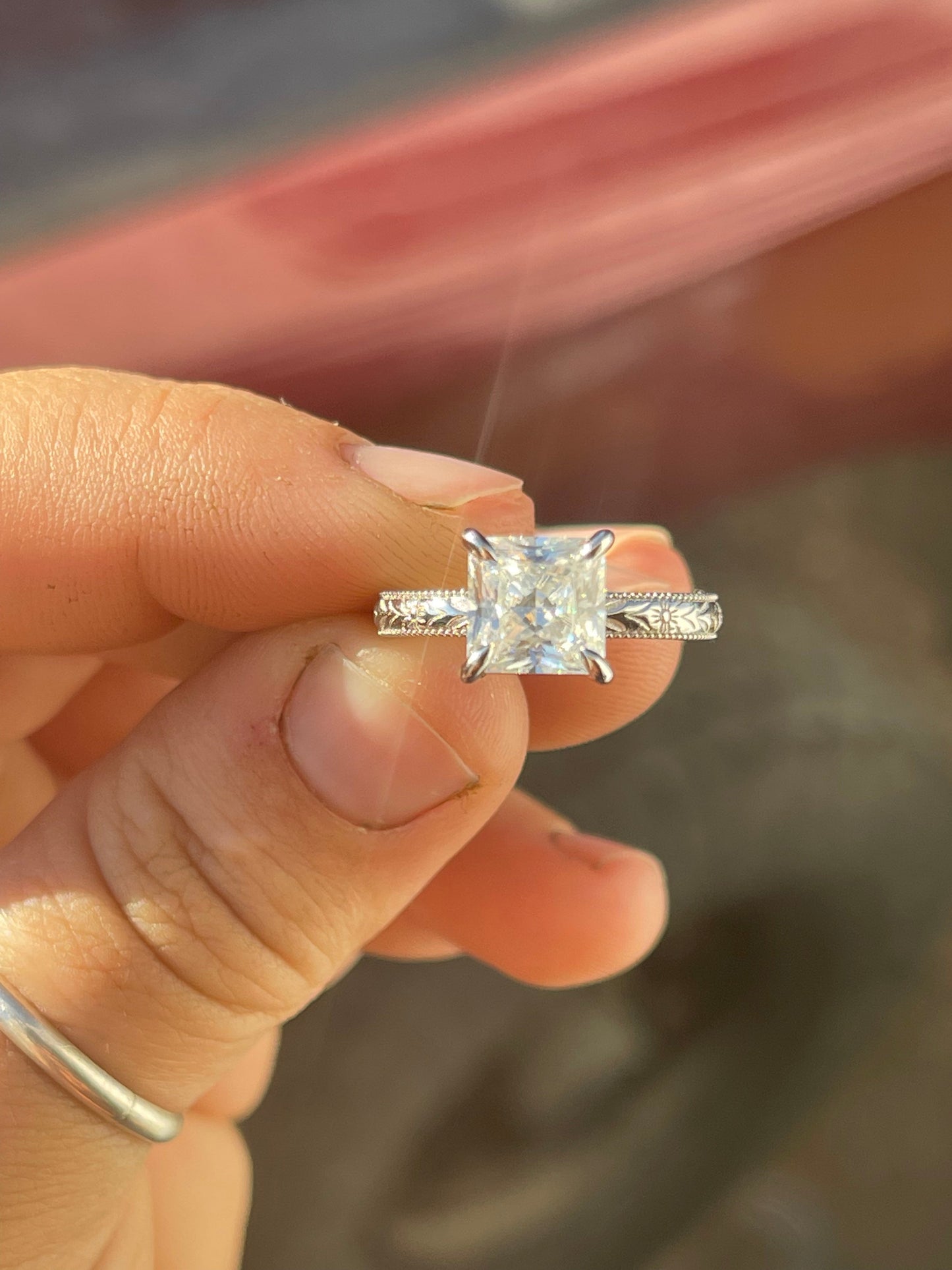 Annie Sterling Silver Engagement Ring