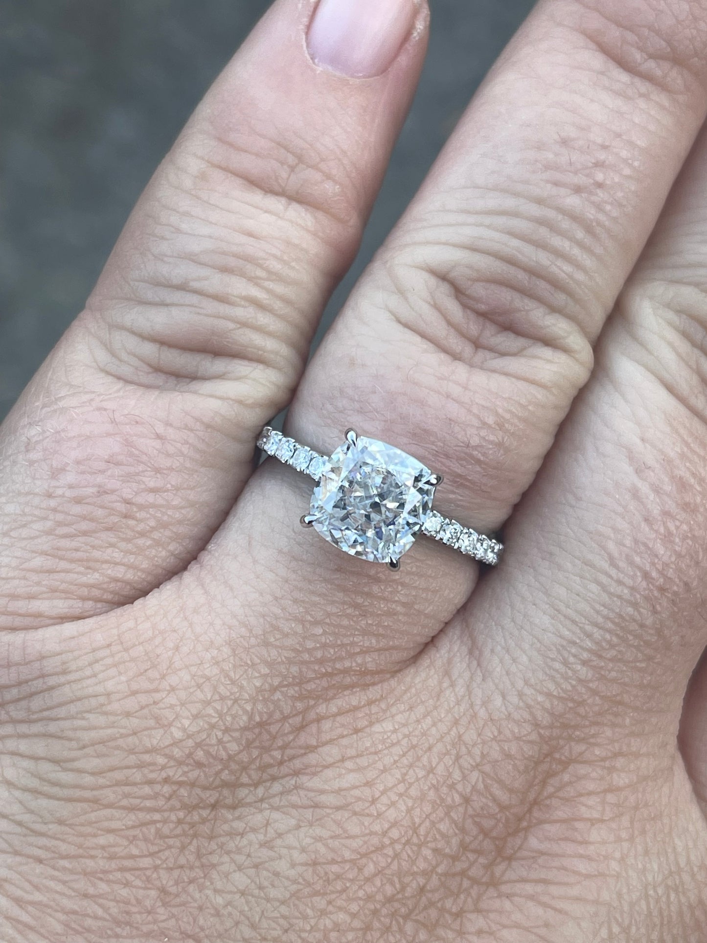 Charley Sterling Silver Engagement Ring