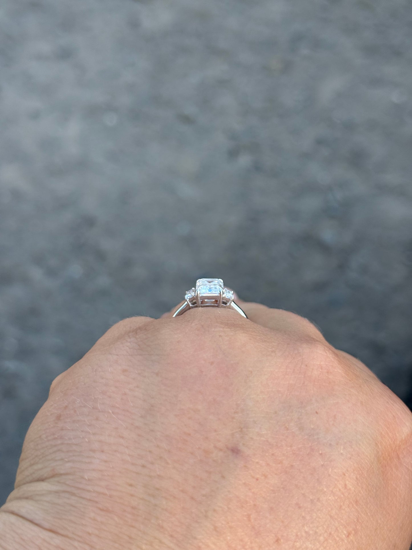 Kaddie Sterling Silver Engagement Ring
