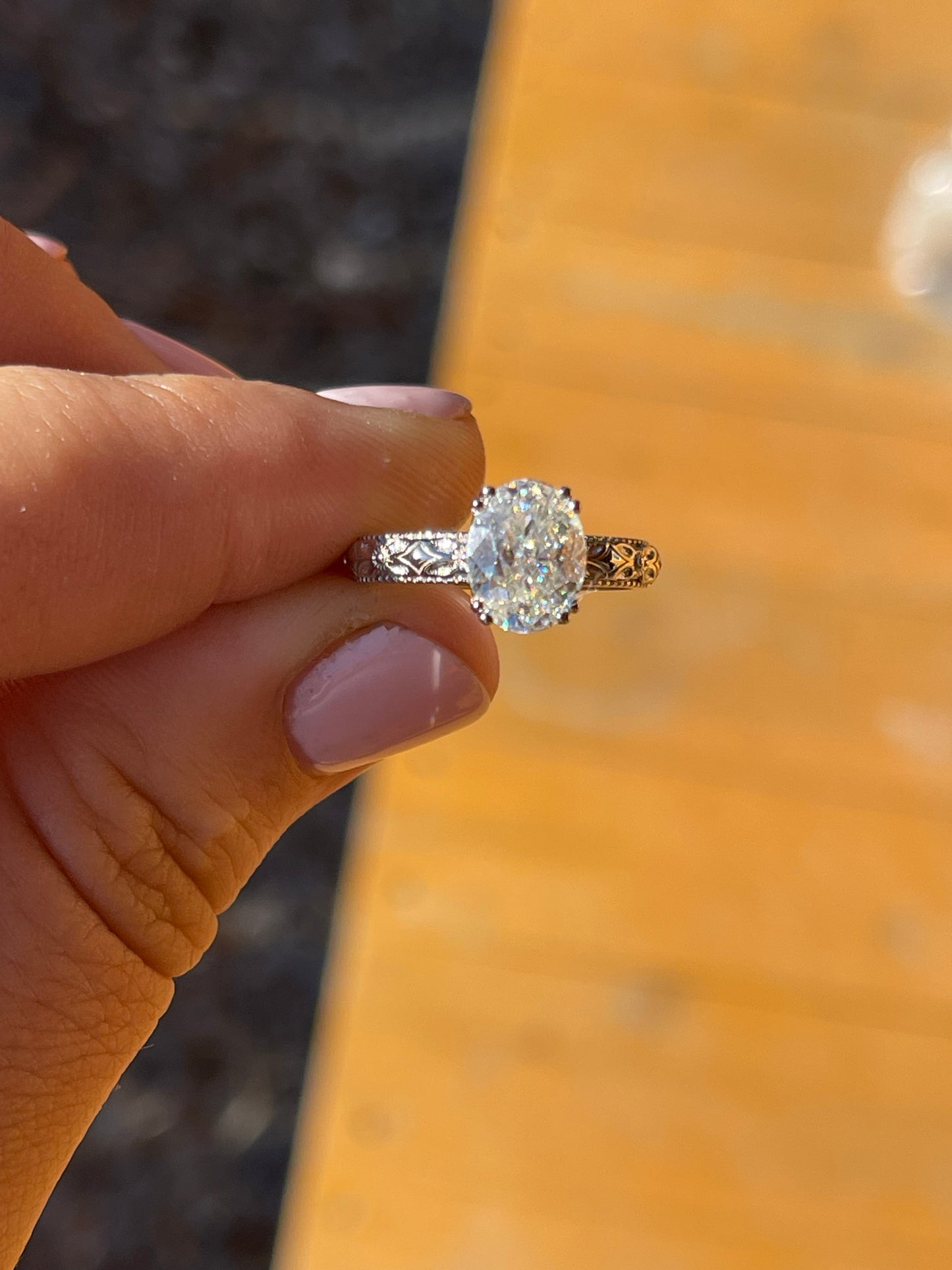 Victoria 2ct Solitaire Promise Ring