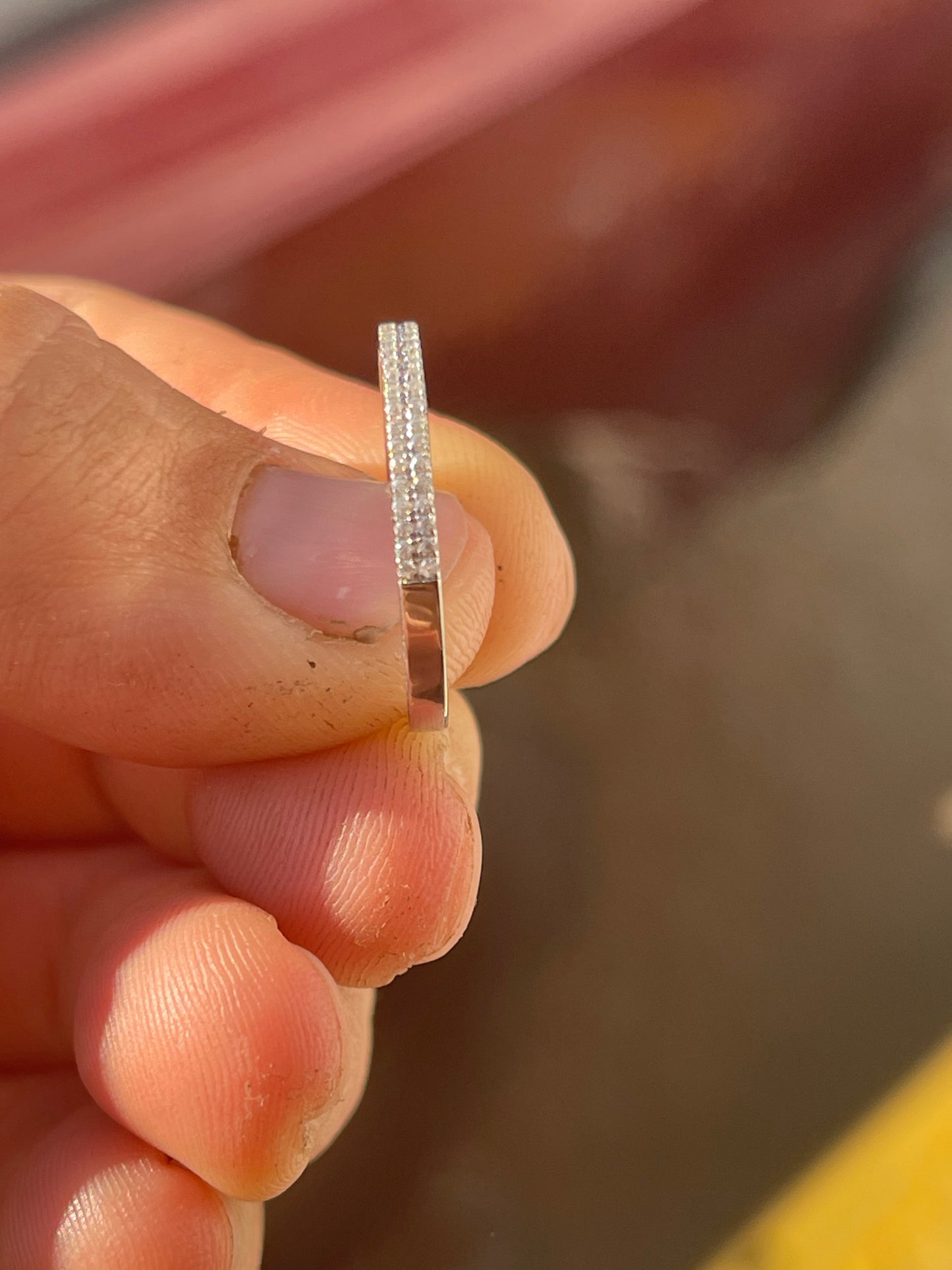 Rory Moissanite Wedding Band