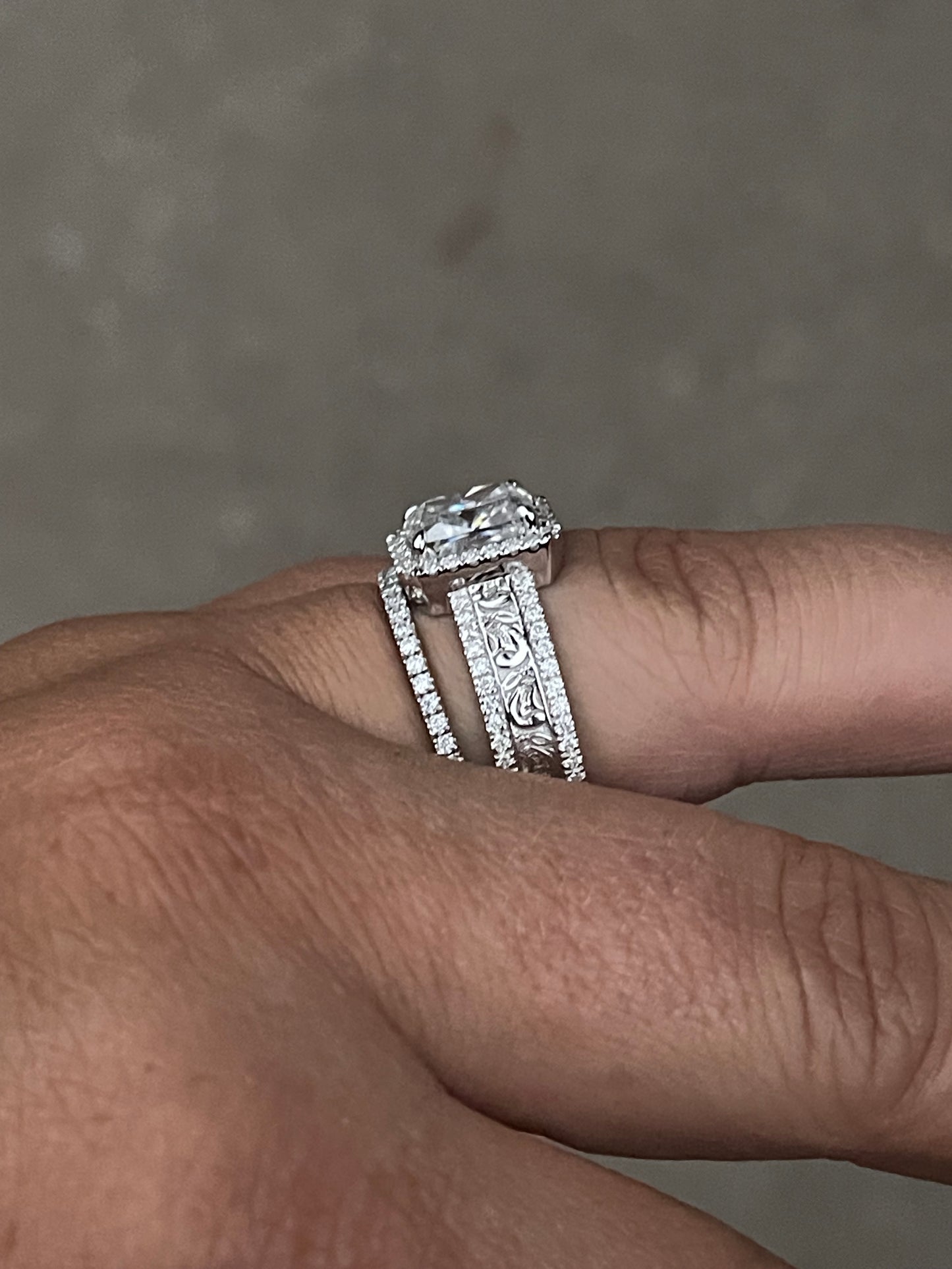 Kennedy (LP) Sterling Silver Engagement Ring