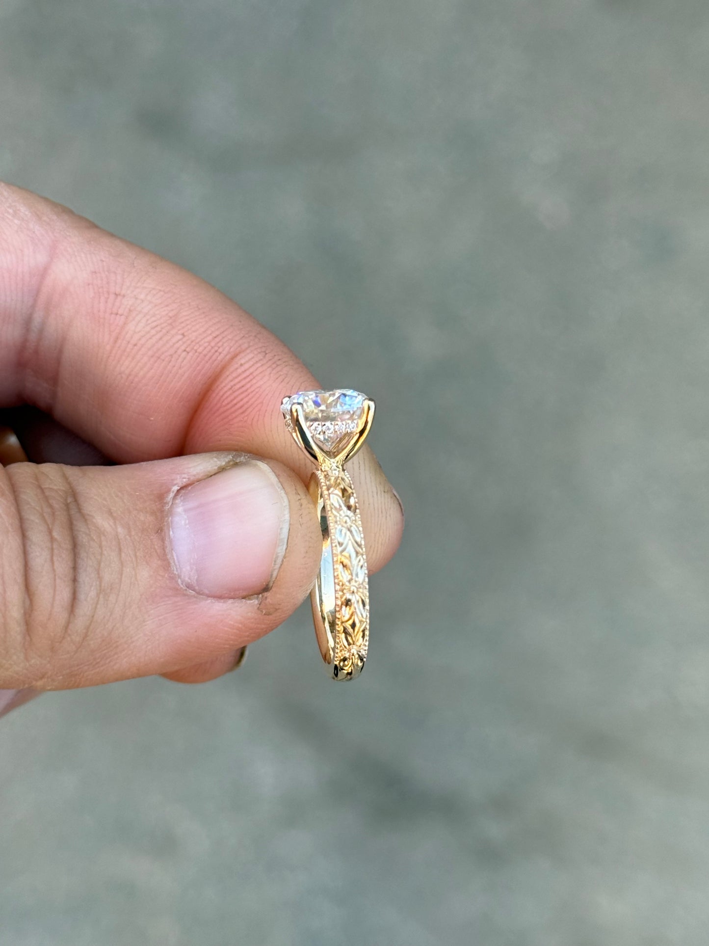 Maybelle Hidden Halo Engagement Ring Engagement Rings Tines Ranch Co