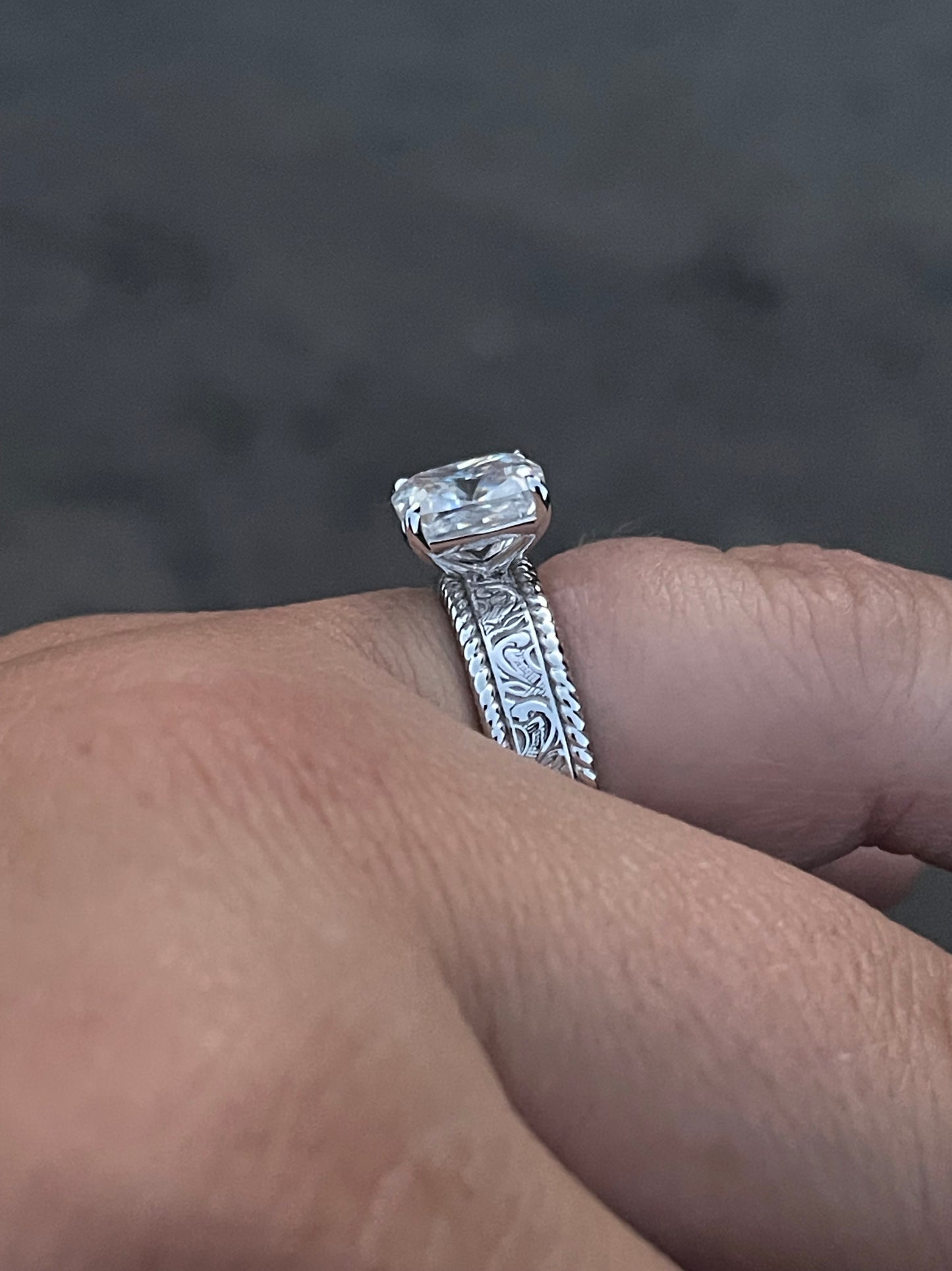 Paisley Engagement Ring