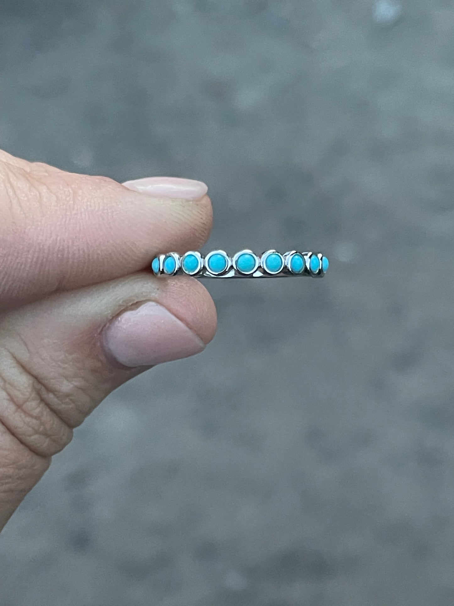 Brooks 7US Turquoise Wedding Band