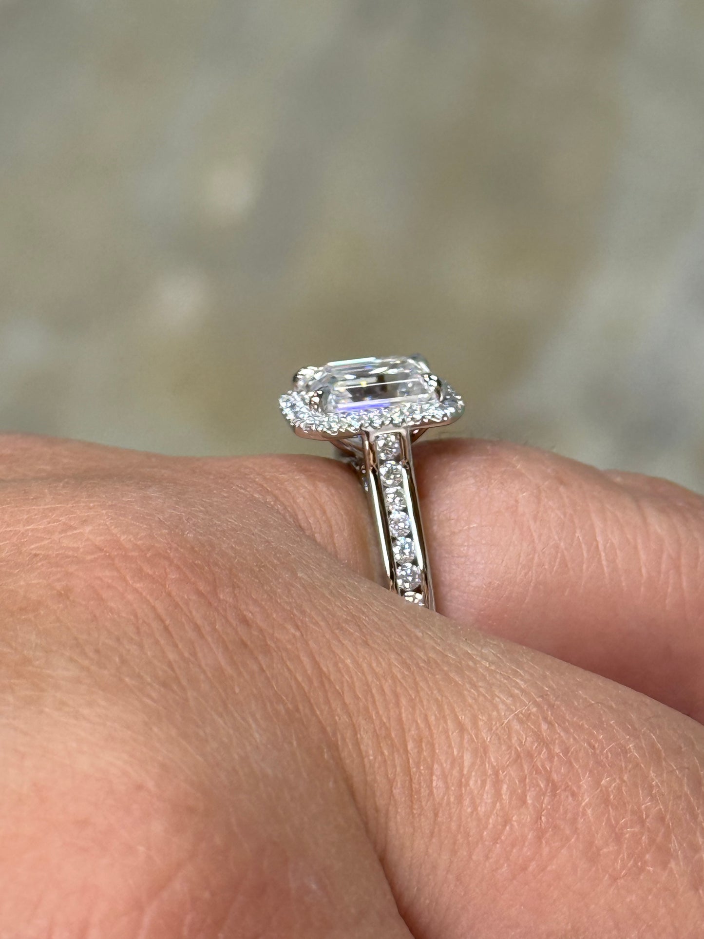 Ren Cathedral Sterling Silver Engagement Ring