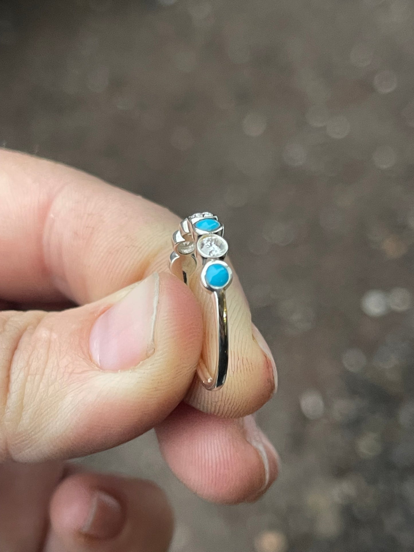 Lainey Moissanite Wedding Band