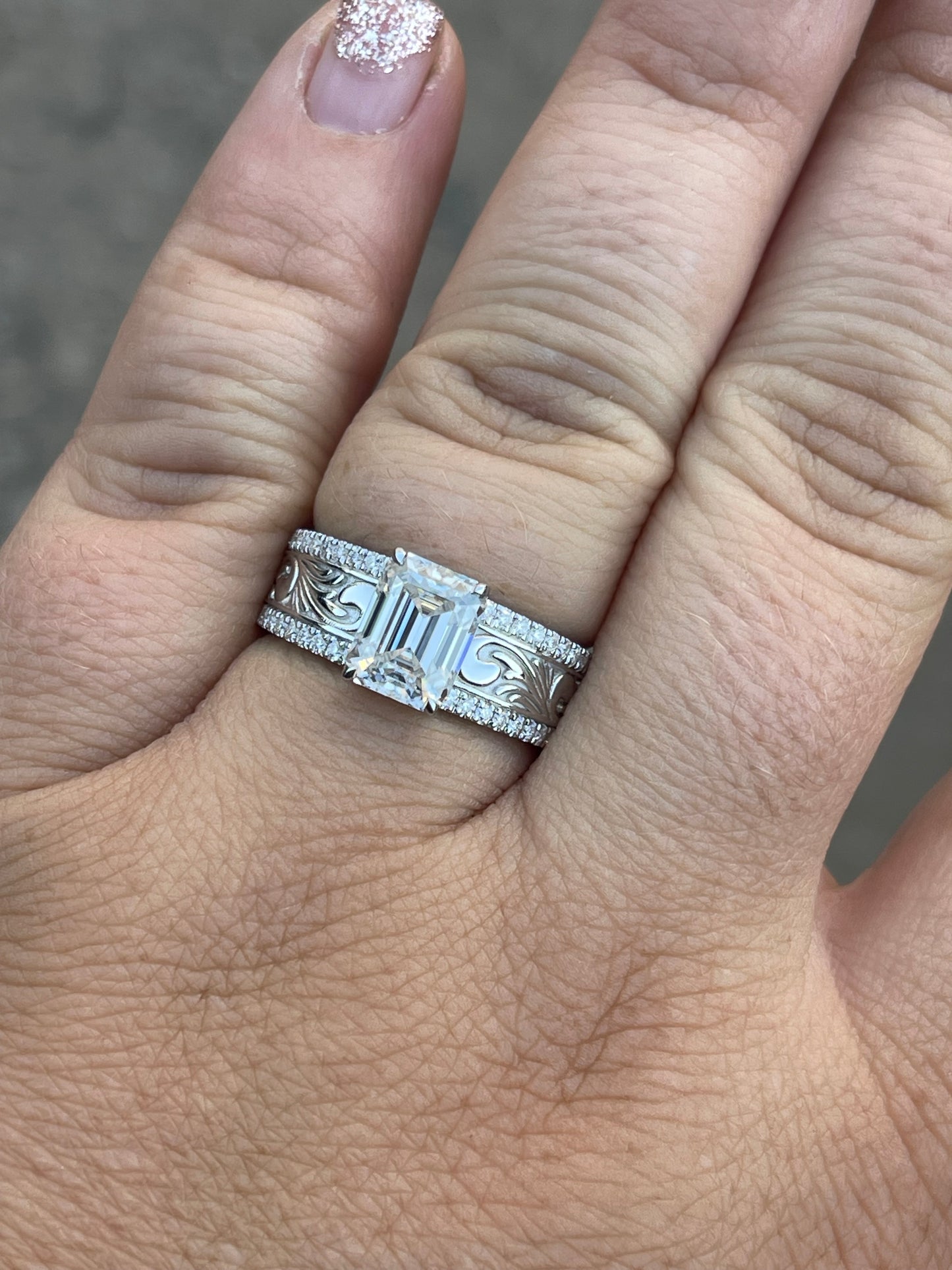 Westley (LP) Sterling Silver Engagement Ring