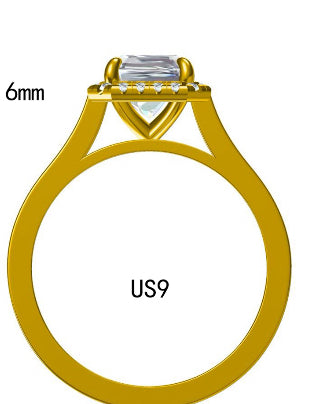Nadeen Cathedral Engagement Ring