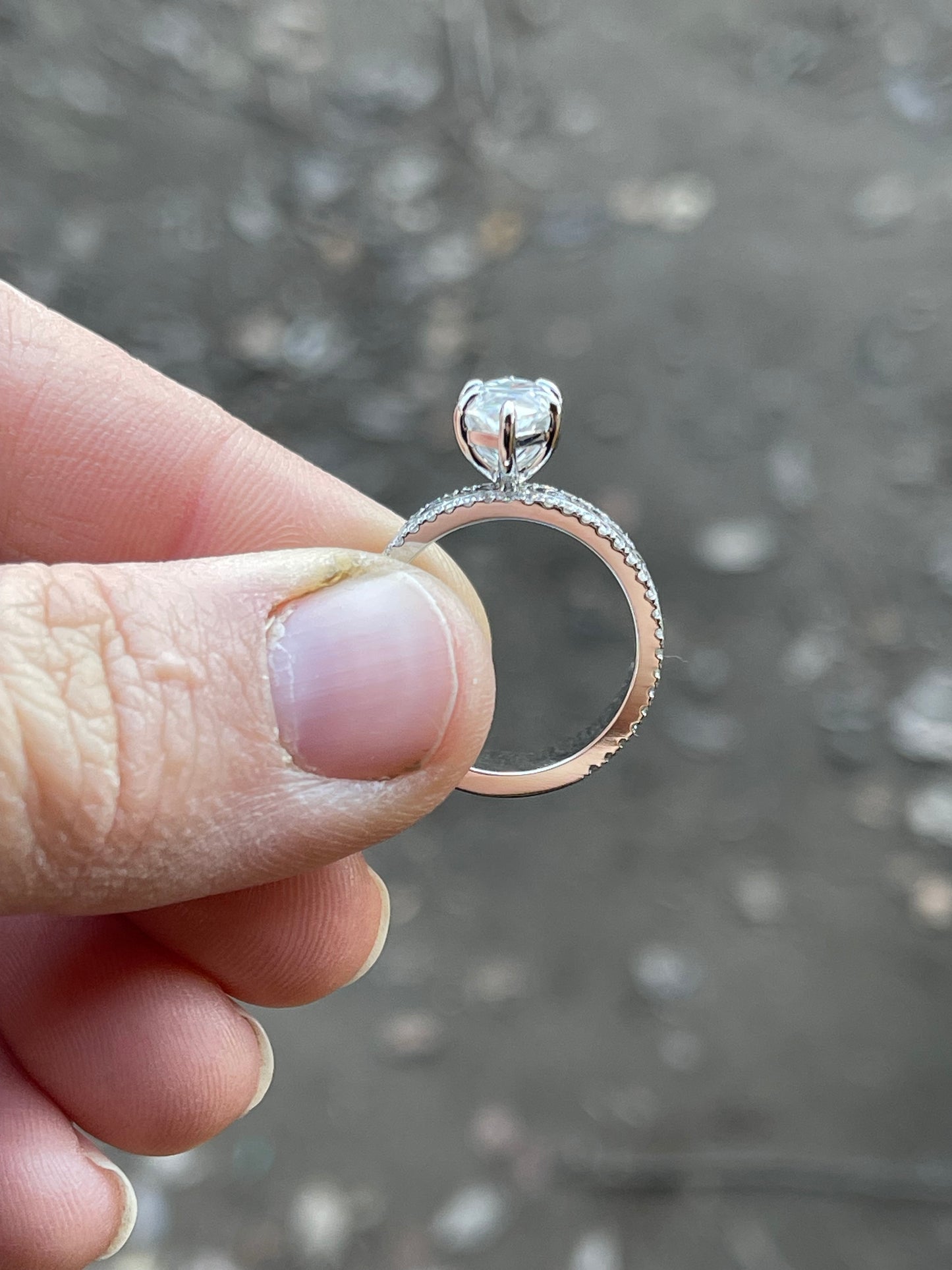Kaden Sterling Silver Engagement Ring