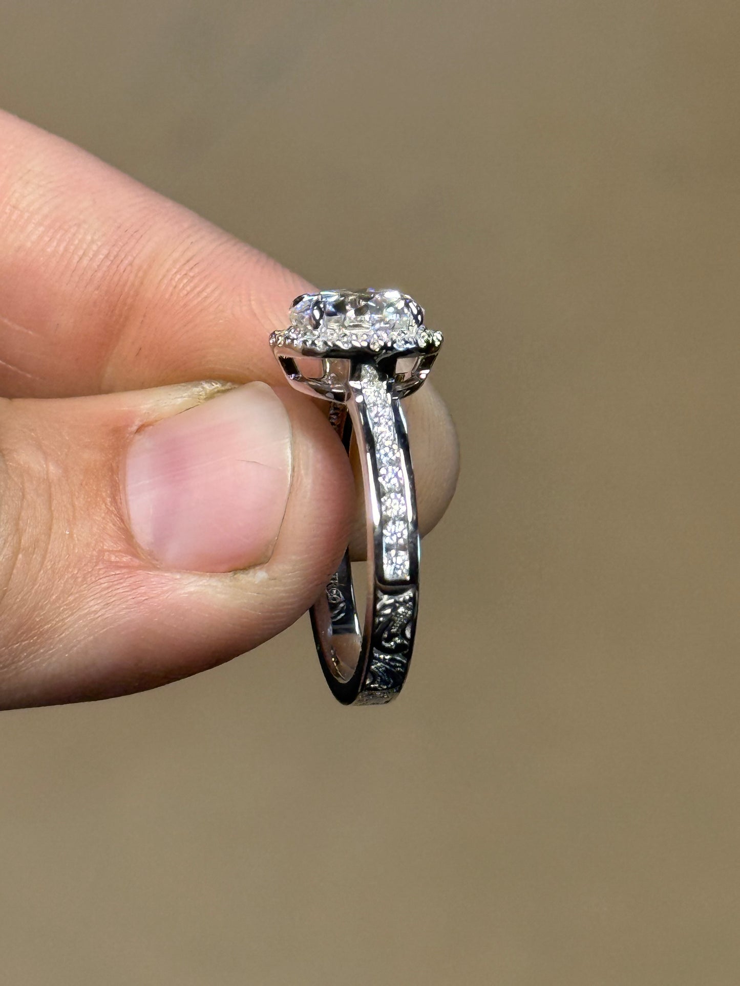 Lakin (LP) Sterling Silver Engagement Ring