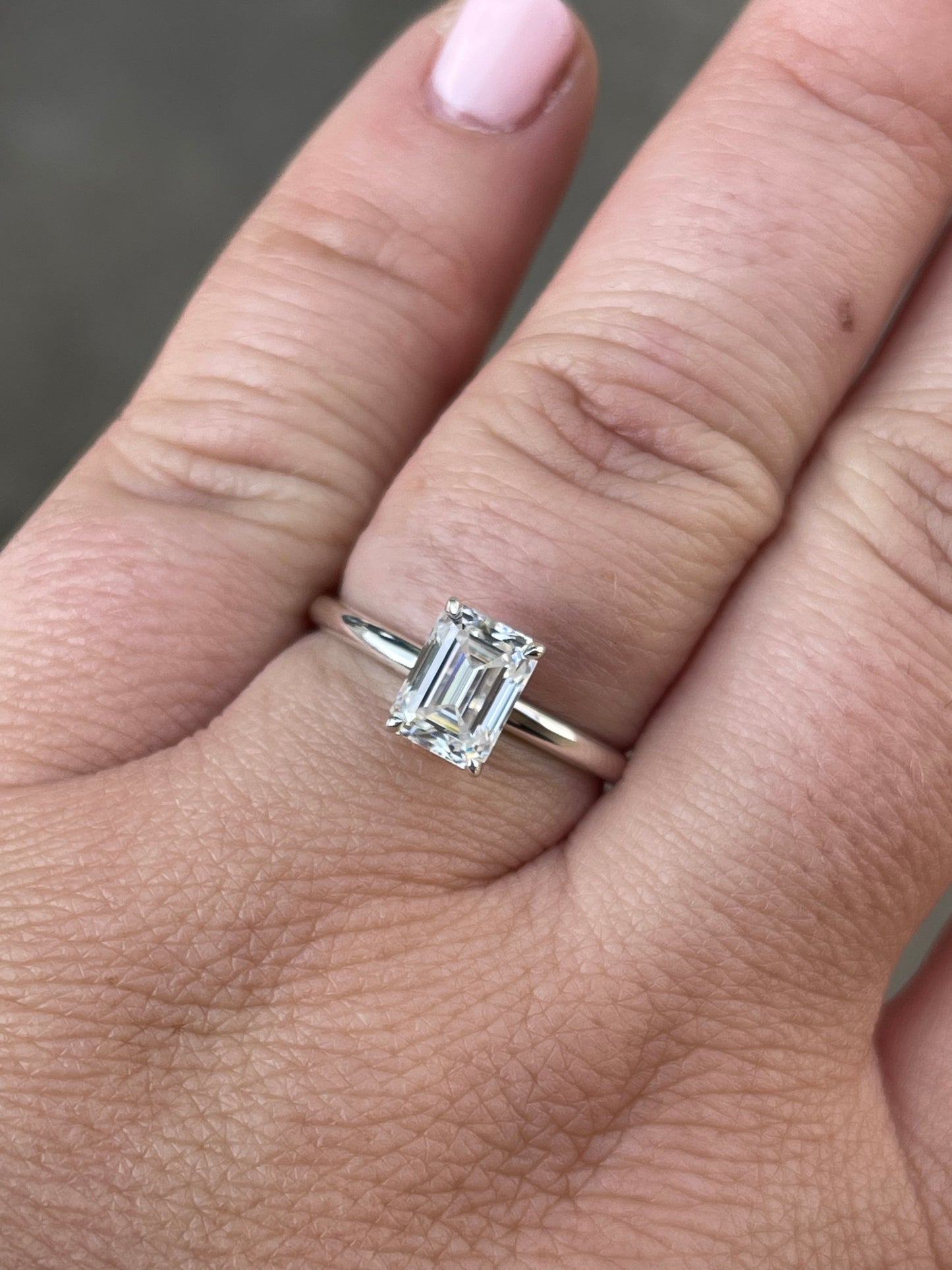 Grayson Sterling Silver Engagement Ring