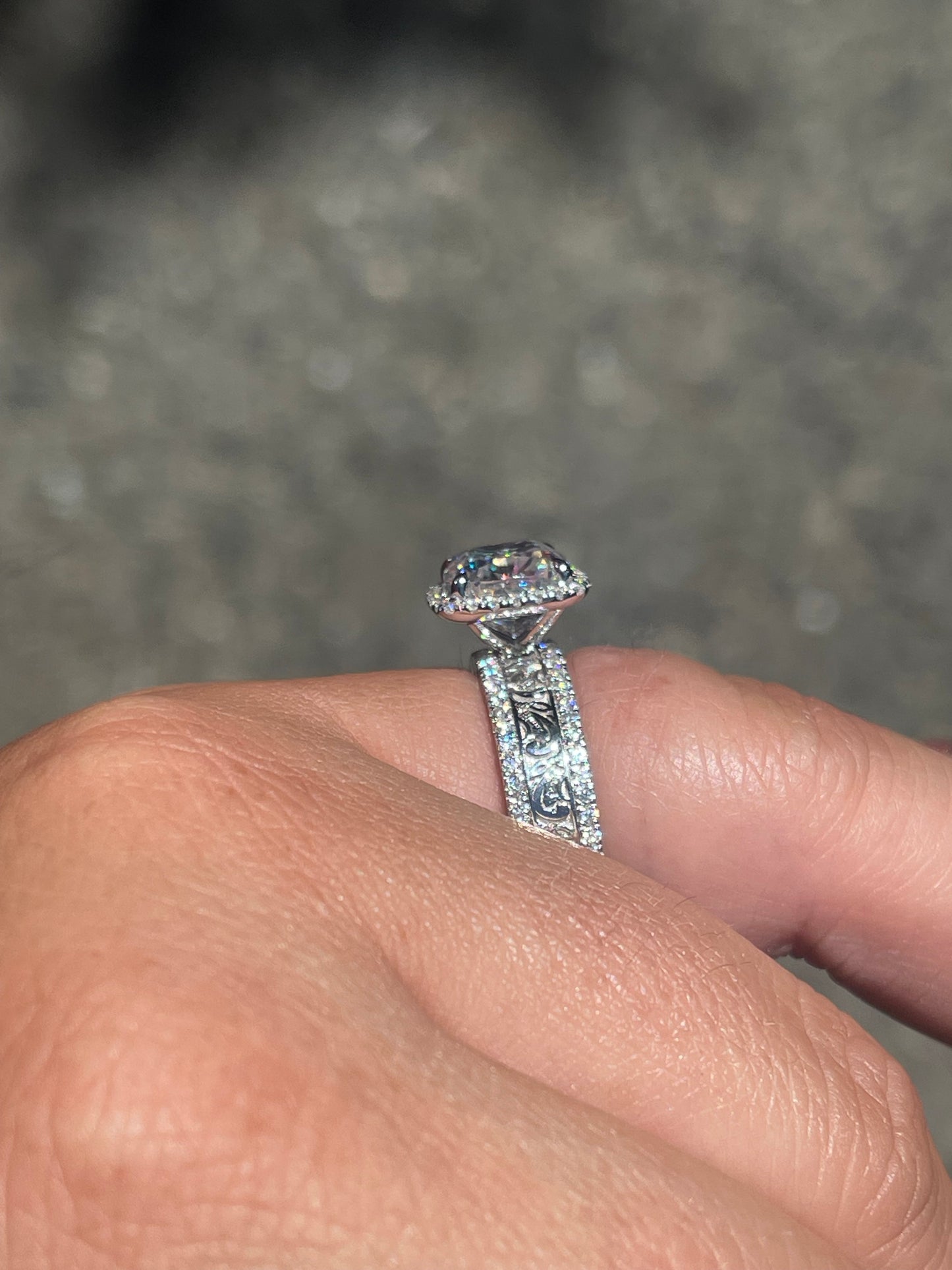 Jean 7US 10K Yellow Gold Engagement Ring