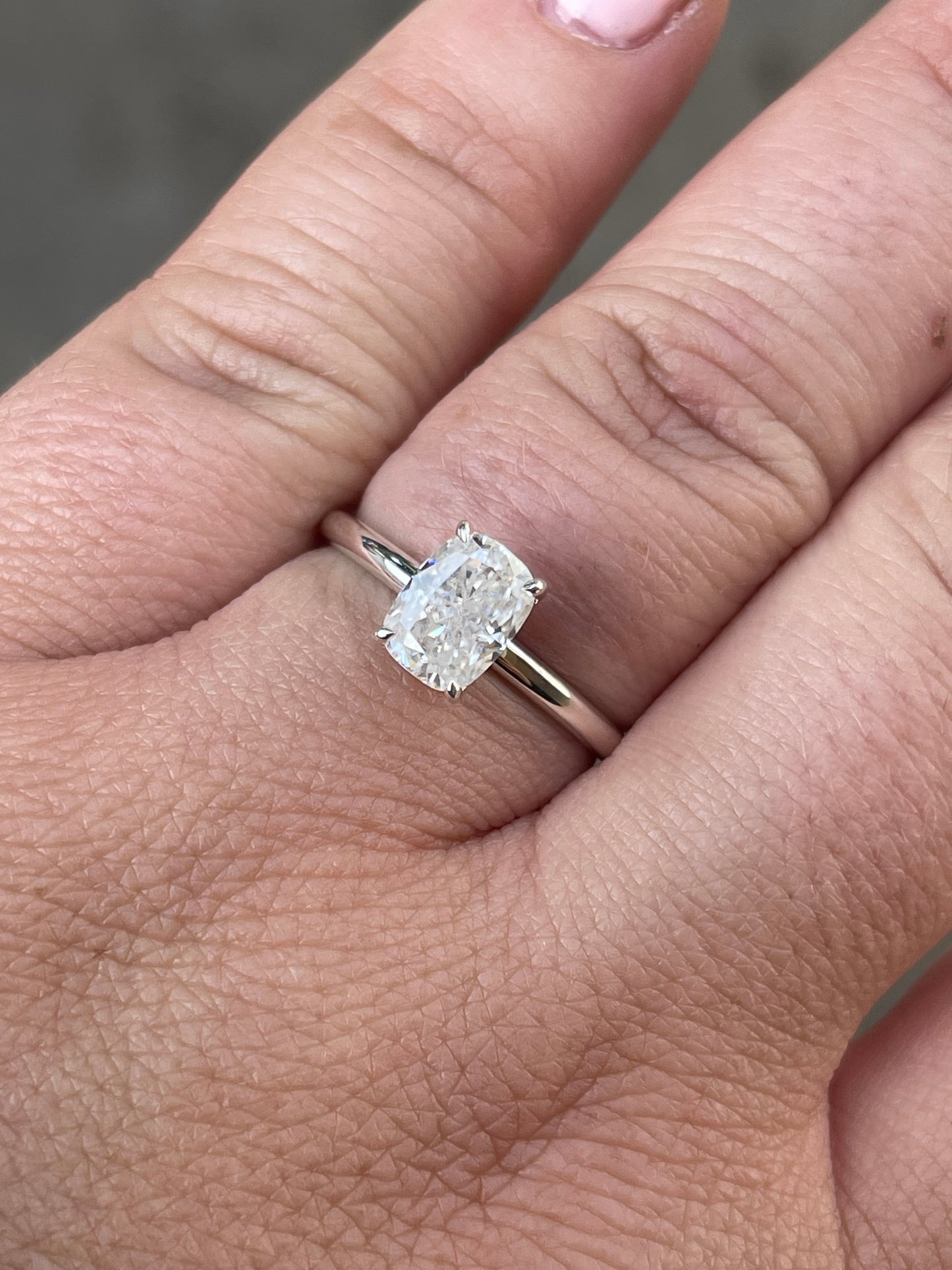 Preston Sterling Silver Engagement Ring