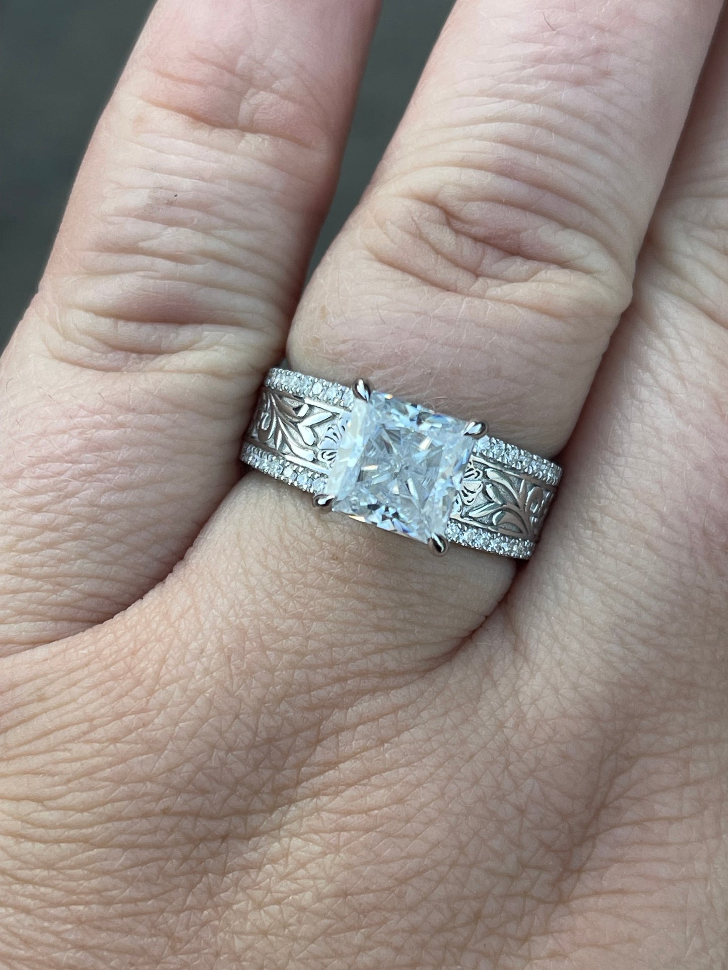 Brooklyn Sterling Silver Engagement Ring