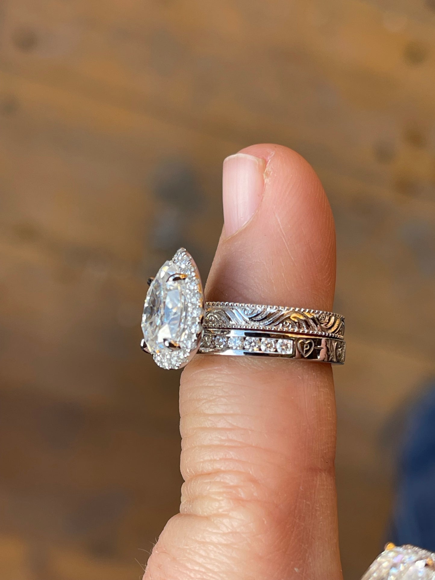 JUNIPER BRAYDEN STERLING SILVER BRIDAL SET