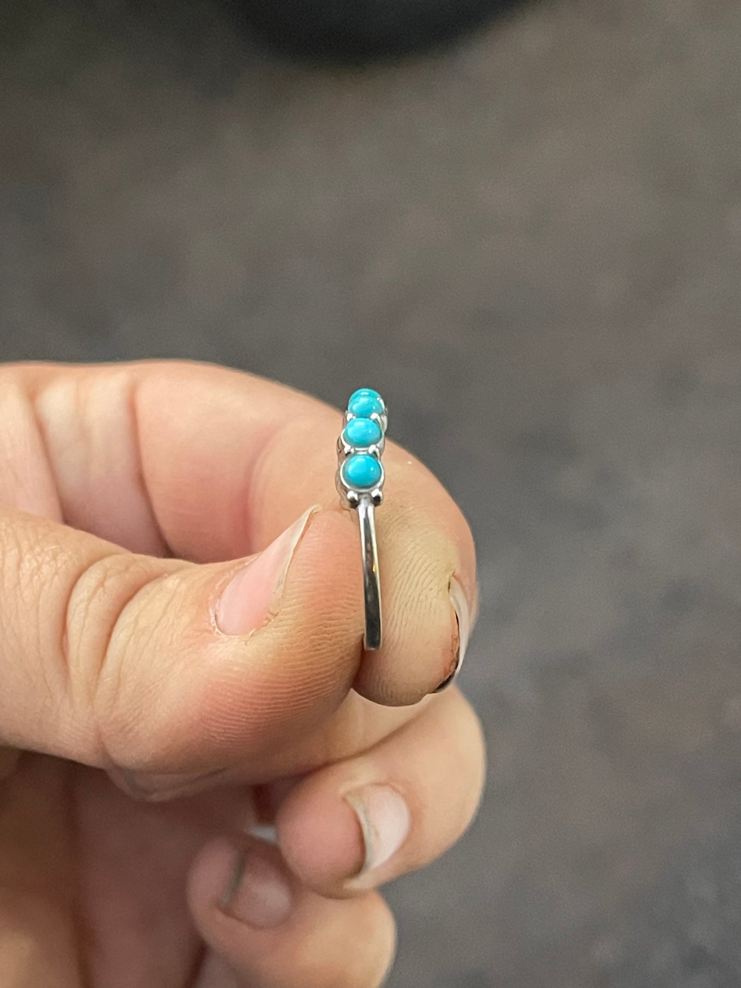 Bailey Turquoise Wedding Band