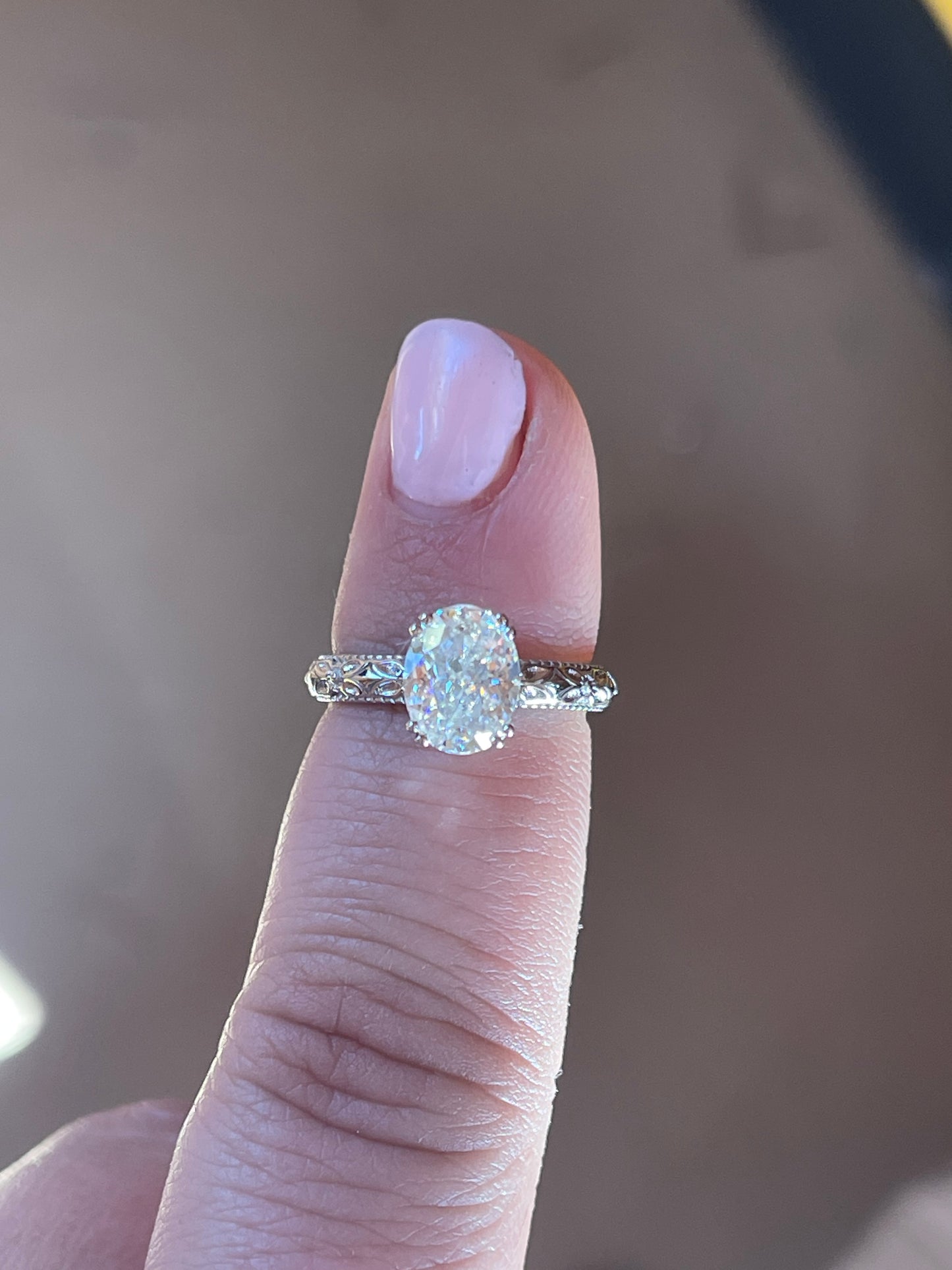 Victoria 2ct Solitaire Promise Ring
