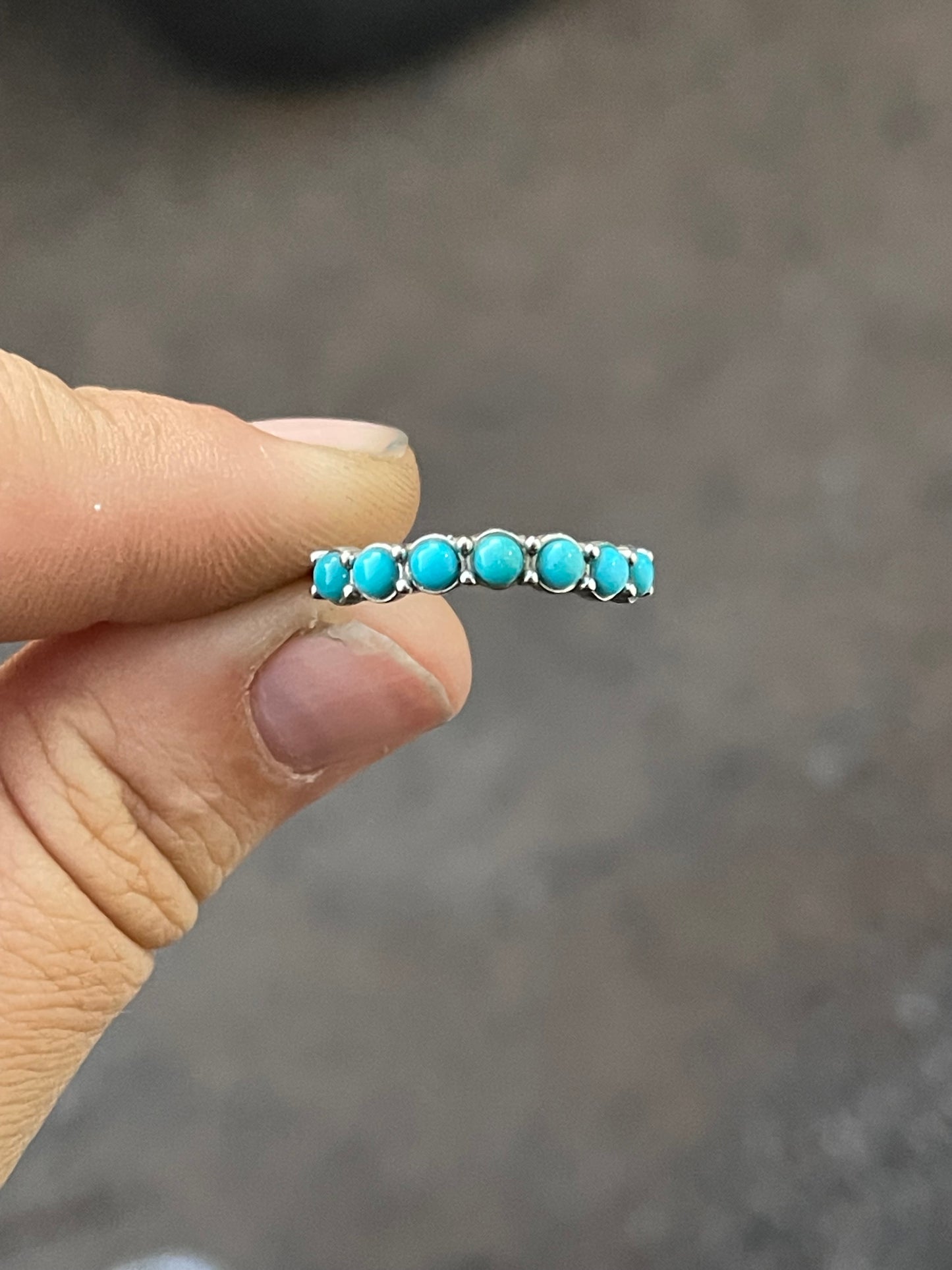Bailey Turquoise Wedding Band
