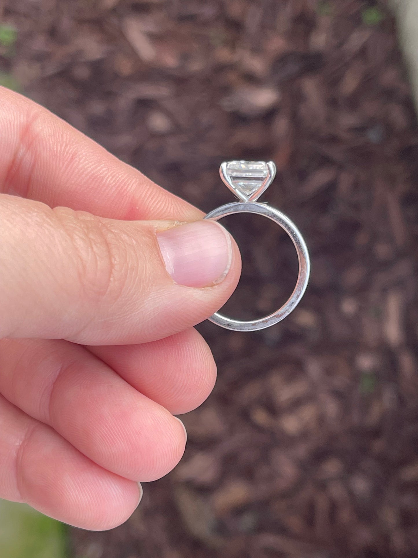 Tessa 8US Sterling Silver Engagement Ring