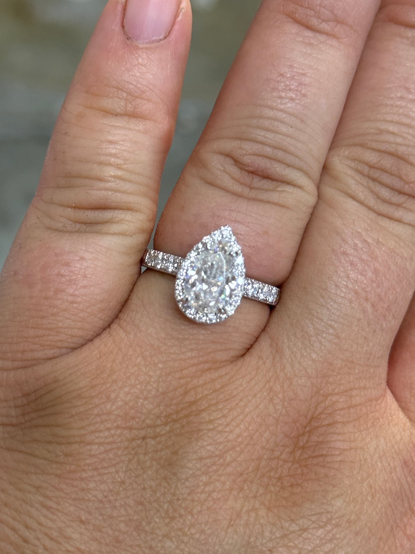 Roosevelt Pave Engagement Ring