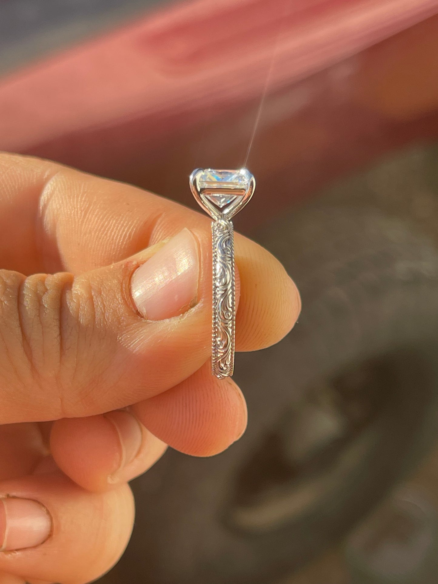 Shiloh 6US 10K White Gold Engagement Ring
