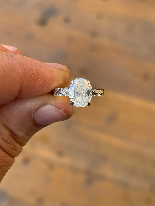 Jolene Sterling Silver Engagement Ring