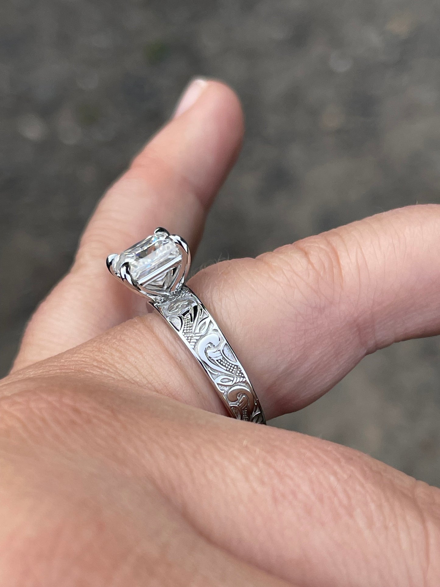 Wrenley Sterling Silver Engagement Ring