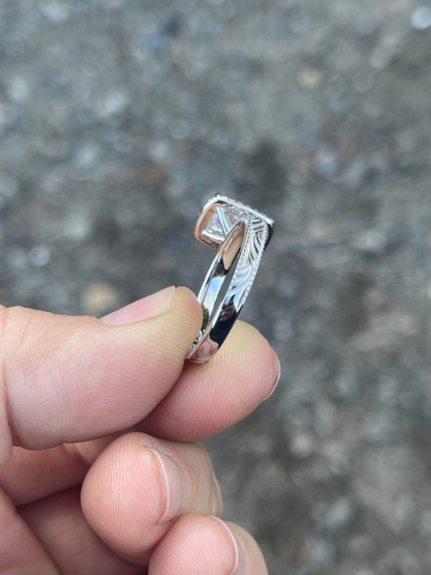 Rowan Sterling Silver Engagement Ring